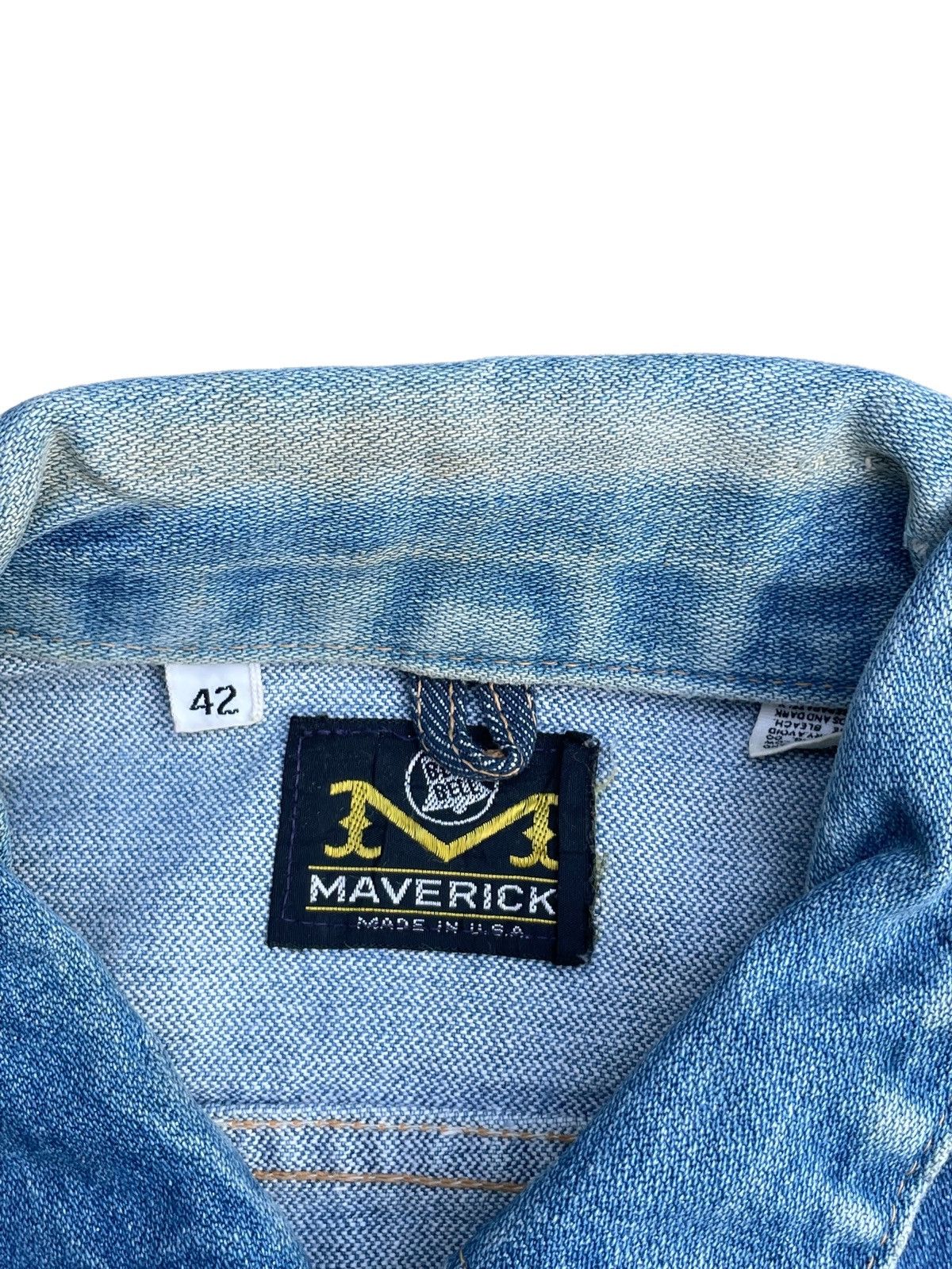 Vintage Vintage 70’s Maverick Blue Bell Selvedge Jacket Size US L / EU 52-54 / 3 - 8 Thumbnail
