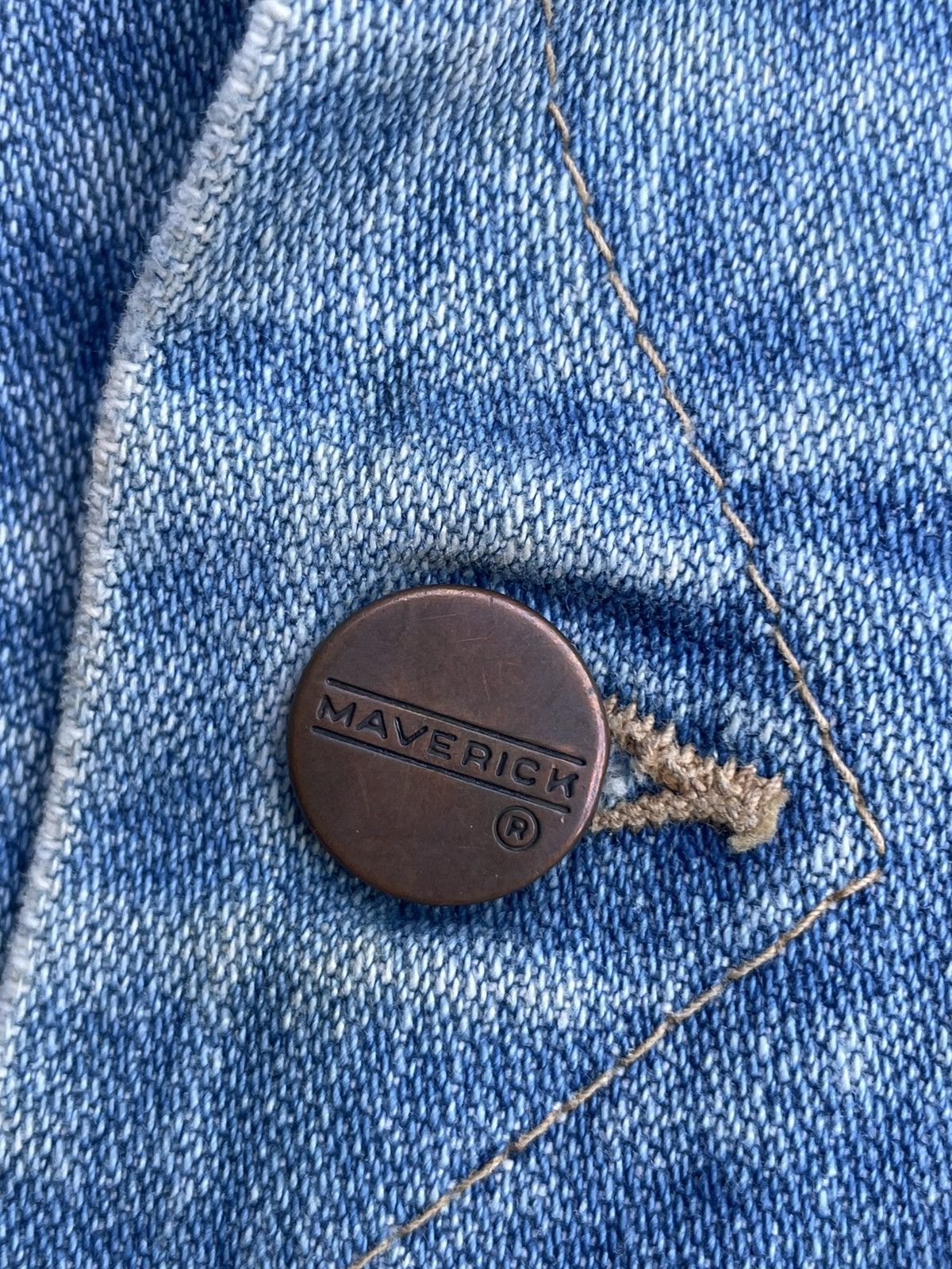 Vintage Vintage 70’s Maverick Blue Bell Selvedge Jacket Size US L / EU 52-54 / 3 - 22 Thumbnail