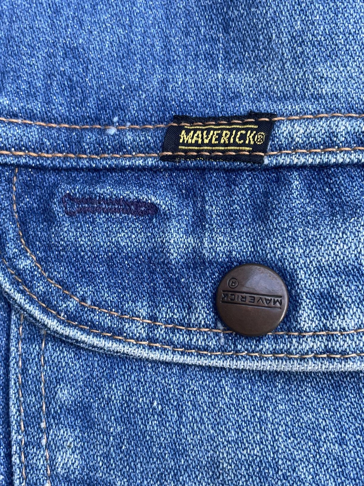 Vintage Vintage 70’s Maverick Blue Bell Selvedge Jacket Size US L / EU 52-54 / 3 - 21 Thumbnail