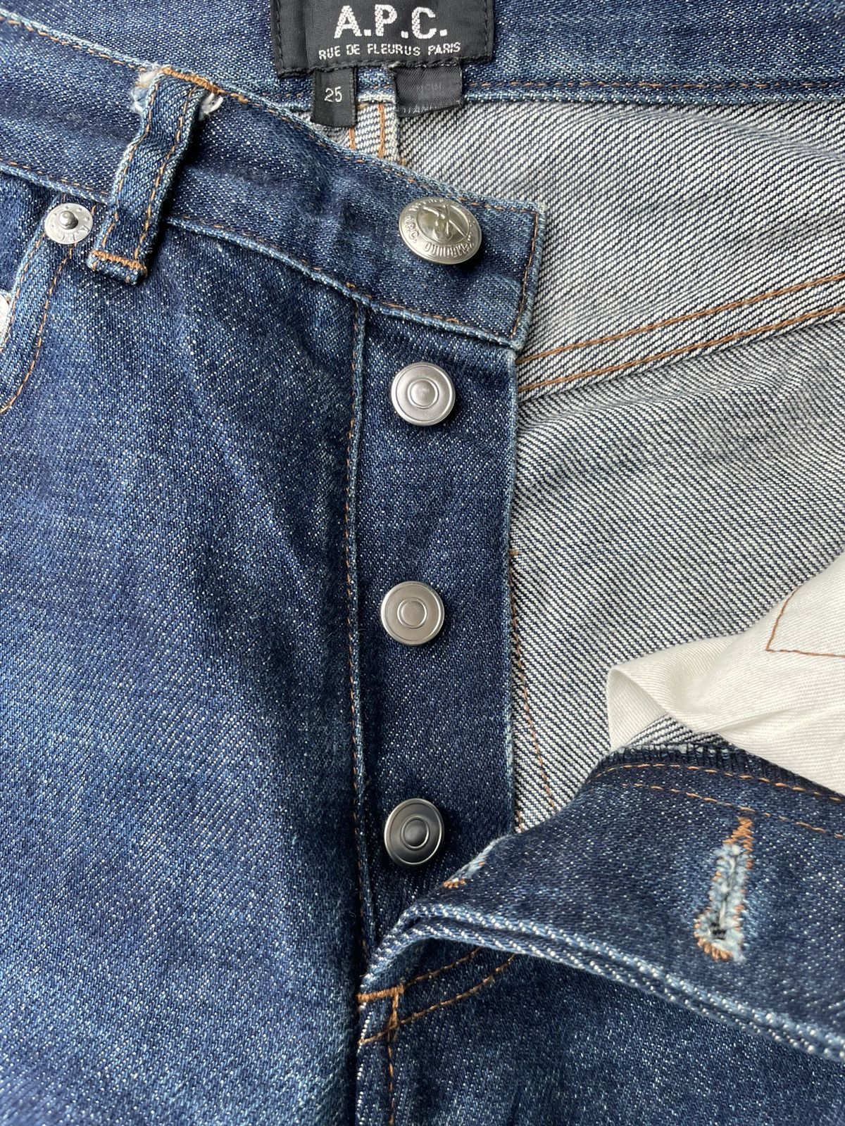 A.P.C. A.P.C Rue De Fleurus Paris Selvedge Denim Size US 27 - 19 Thumbnail