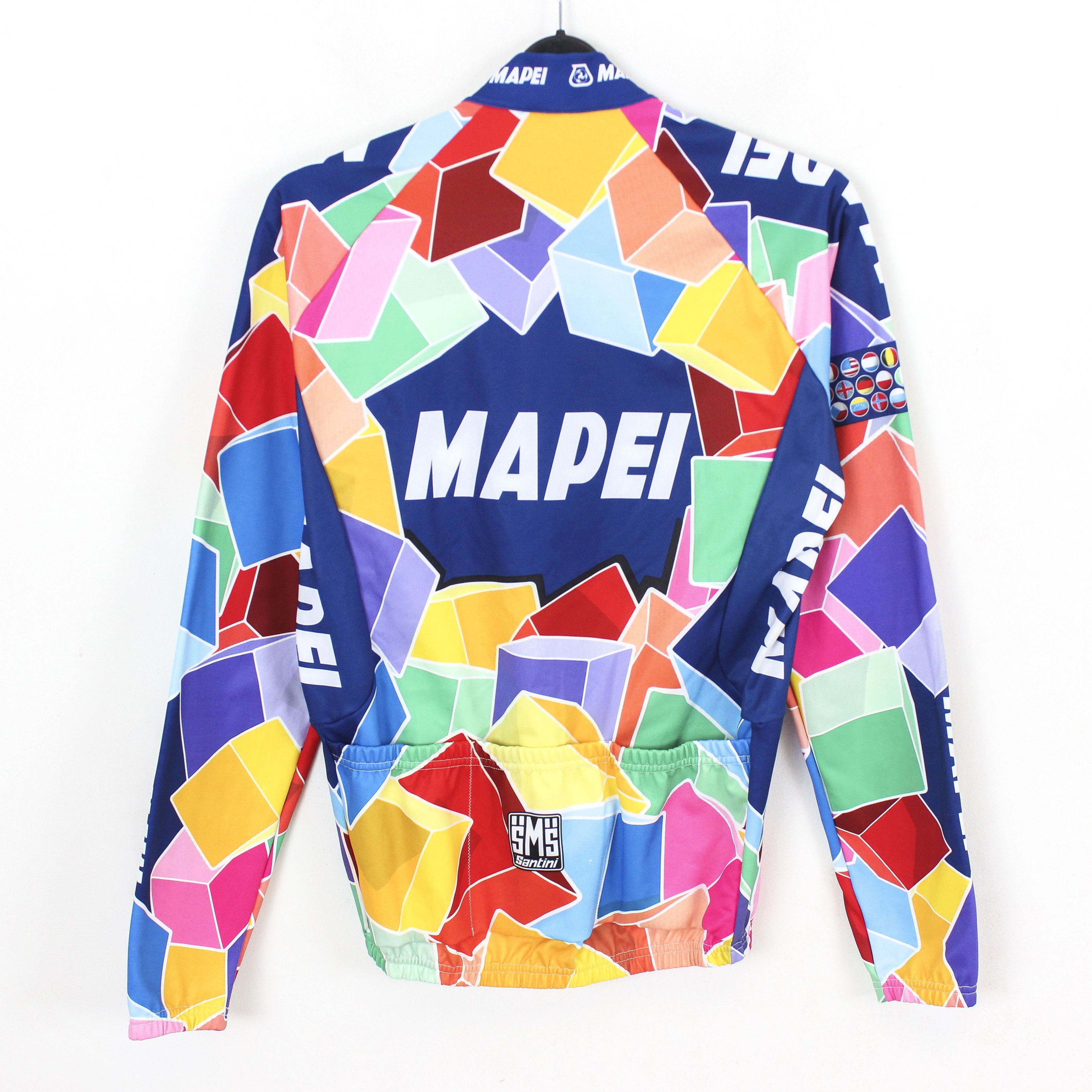 Other SMS Santini Mapei Mens XL Cycling Jersey Jacket Shirt Rare Size US XL / EU 56 / 4 - 3 Thumbnail