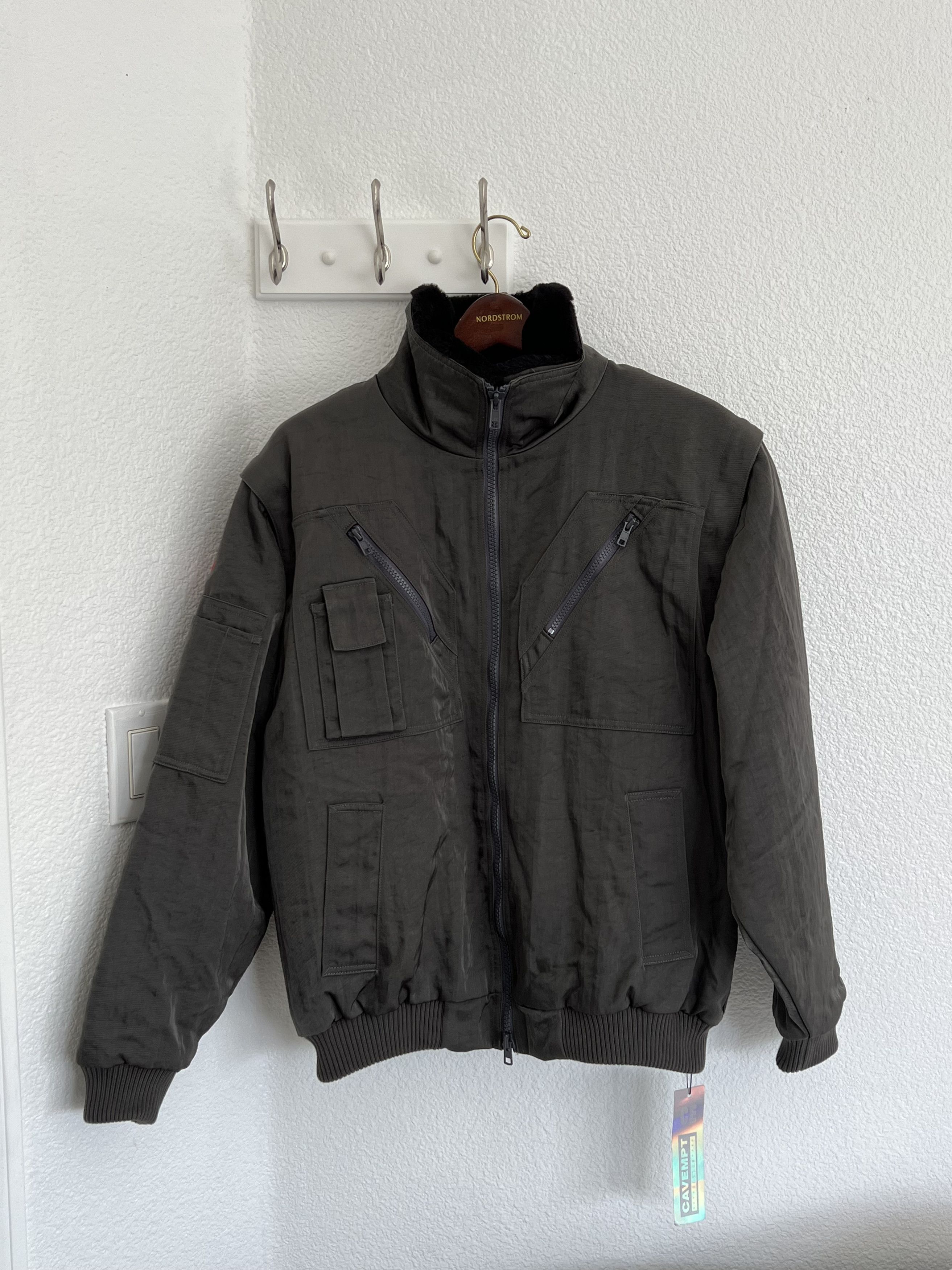 Cav Empt Cav Empt Charcoal Lined Utility Zip Jacket | Grailed