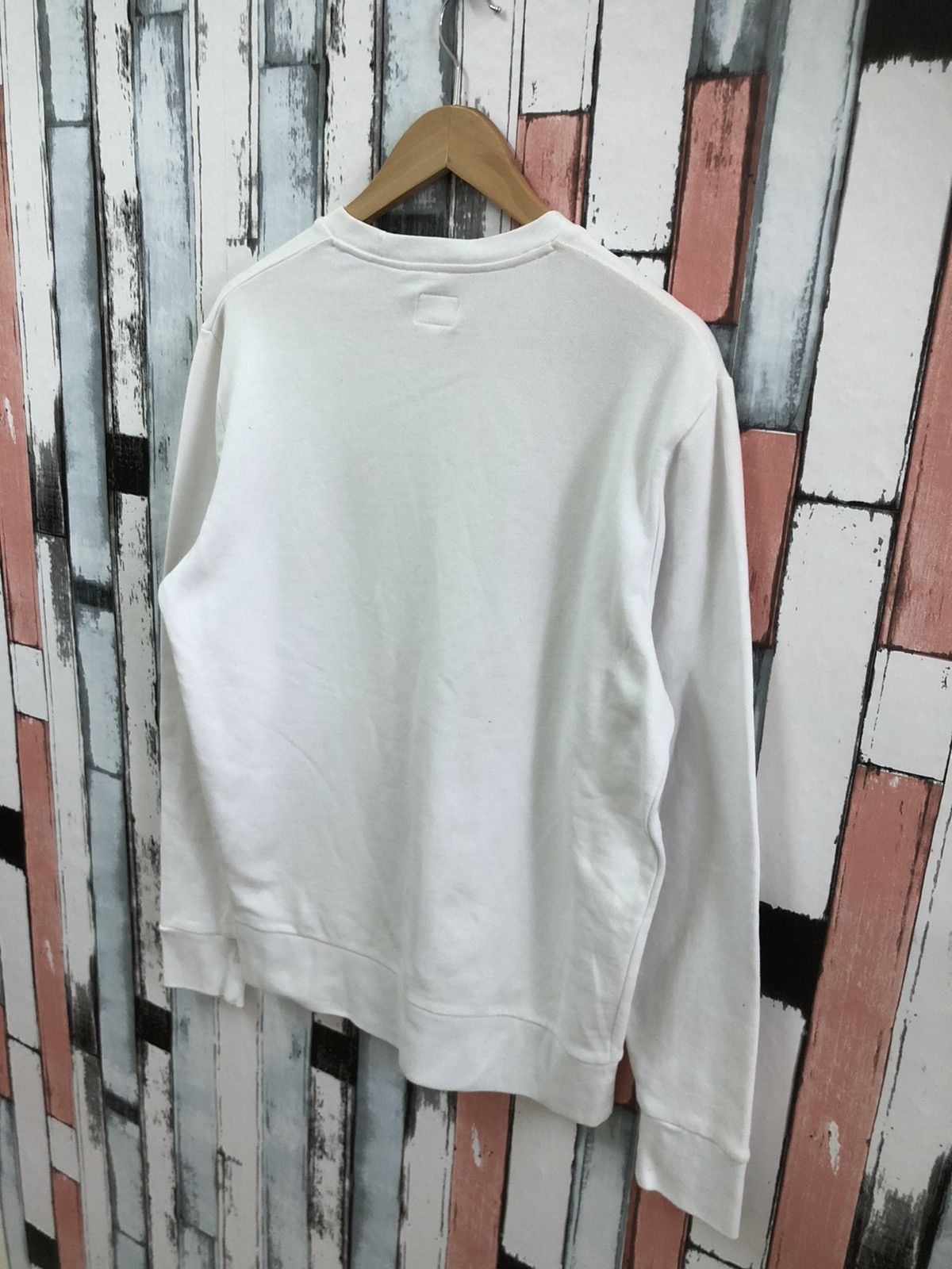 Levi's × Vintage Vintage Levi's White Sweatshirt Big Spellout Logo Size US M / EU 48-50 / 2 - 4 Thumbnail