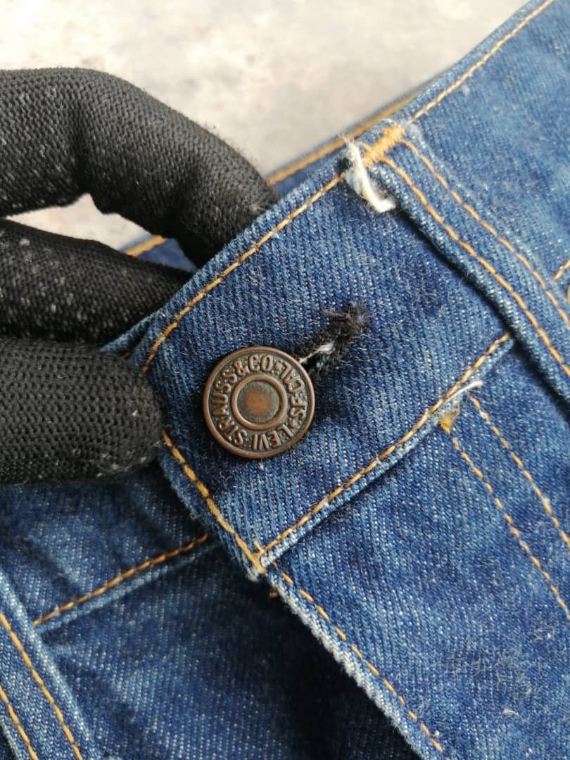 Levi's Vintage Clothing RARE🔥Vintage 70s Levi's 505 Jeans USA Zipper Talon 42 Size US 28 / EU 44 - 5 Thumbnail