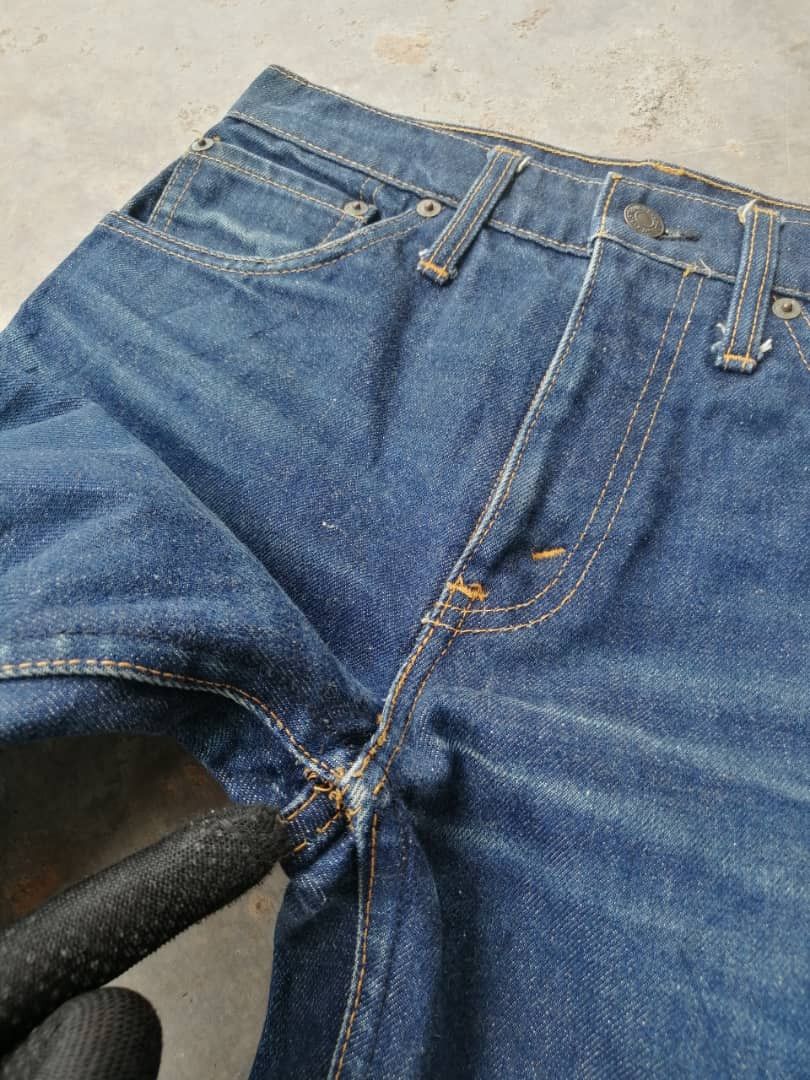Levi's Vintage Clothing RARE🔥Vintage 70s Levi's 505 Jeans USA Zipper Talon 42 Size US 28 / EU 44 - 10 Thumbnail
