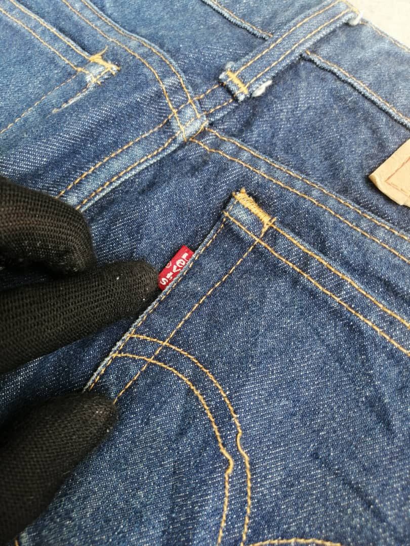 Levi's Vintage Clothing RARE🔥Vintage 70s Levi's 505 Jeans USA Zipper Talon 42 Size US 28 / EU 44 - 19 Thumbnail