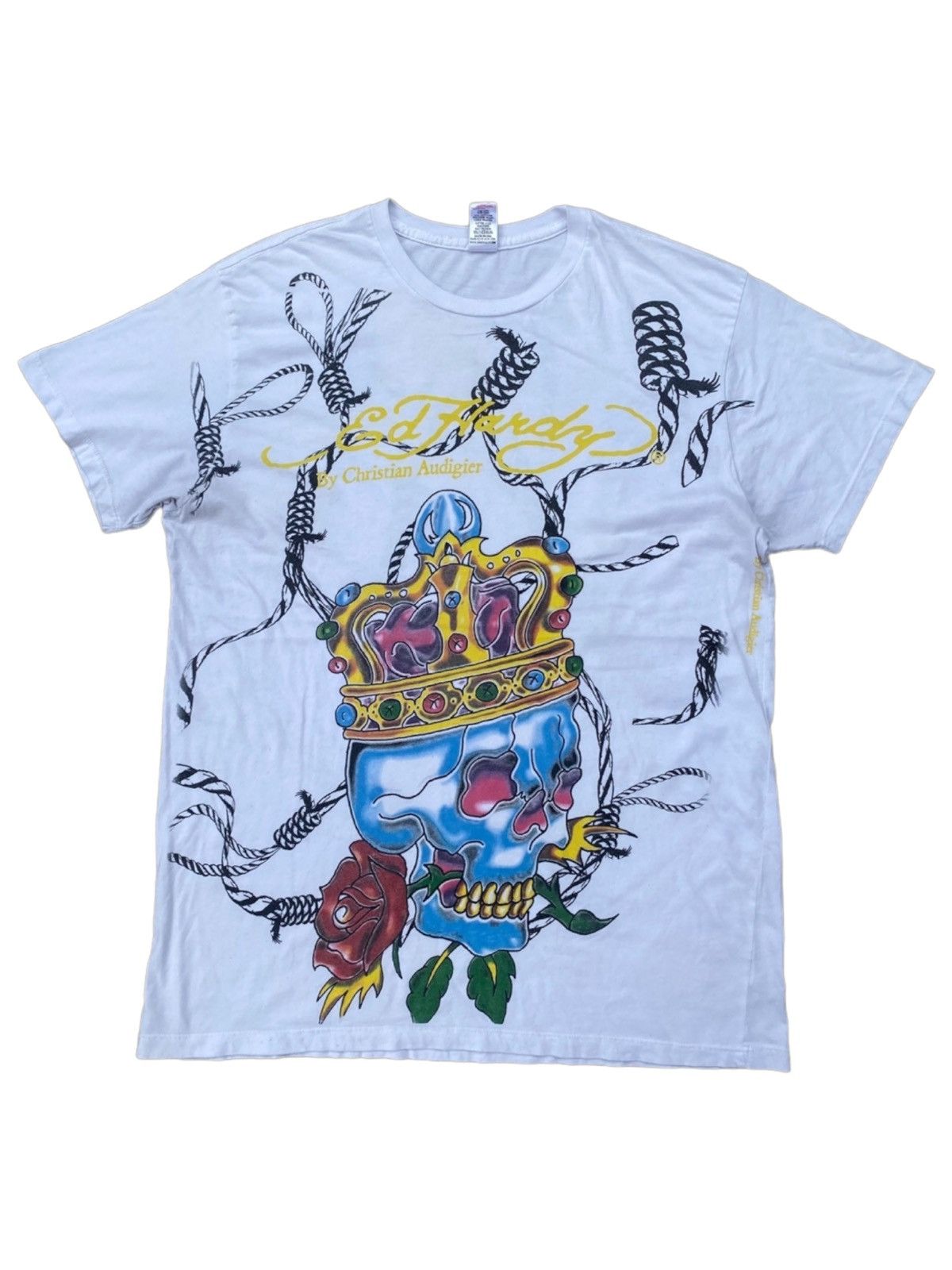 Christian Audigier × Ed Hardy Ed Hardy by Christian Audigier All Over Print Shirt. #Z Size US XL / EU 56 / 4 - 1 Thumbnail