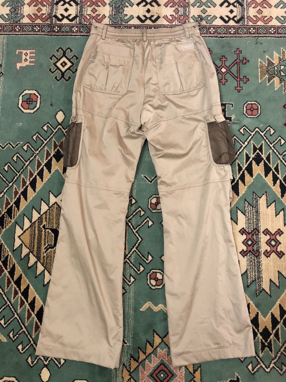 Lanvin LANVIN SPORT FLARE CARGO NYLON PANT RARE Size 28" / US 6 / IT 42 - 7 Thumbnail
