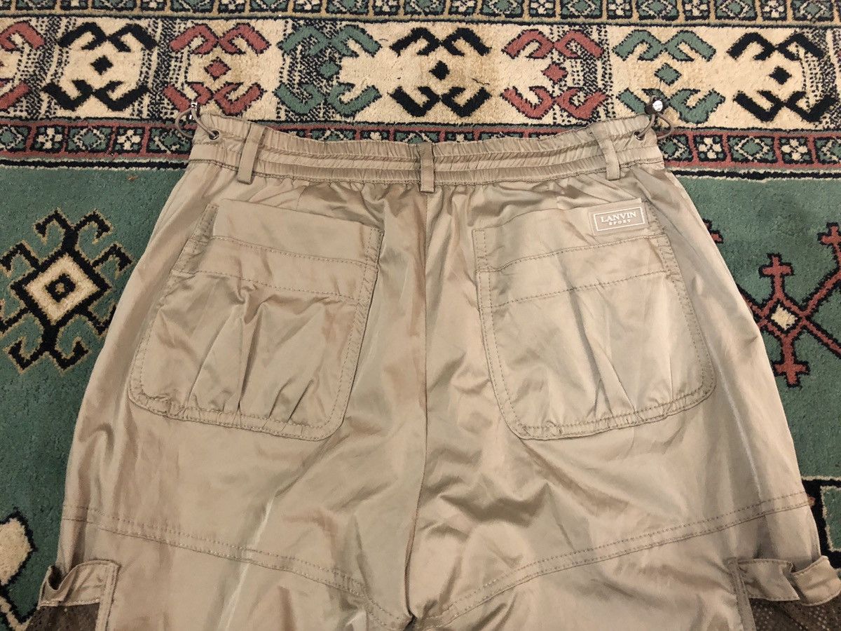 Lanvin LANVIN SPORT FLARE CARGO NYLON PANT RARE Size 28" / US 6 / IT 42 - 8 Thumbnail