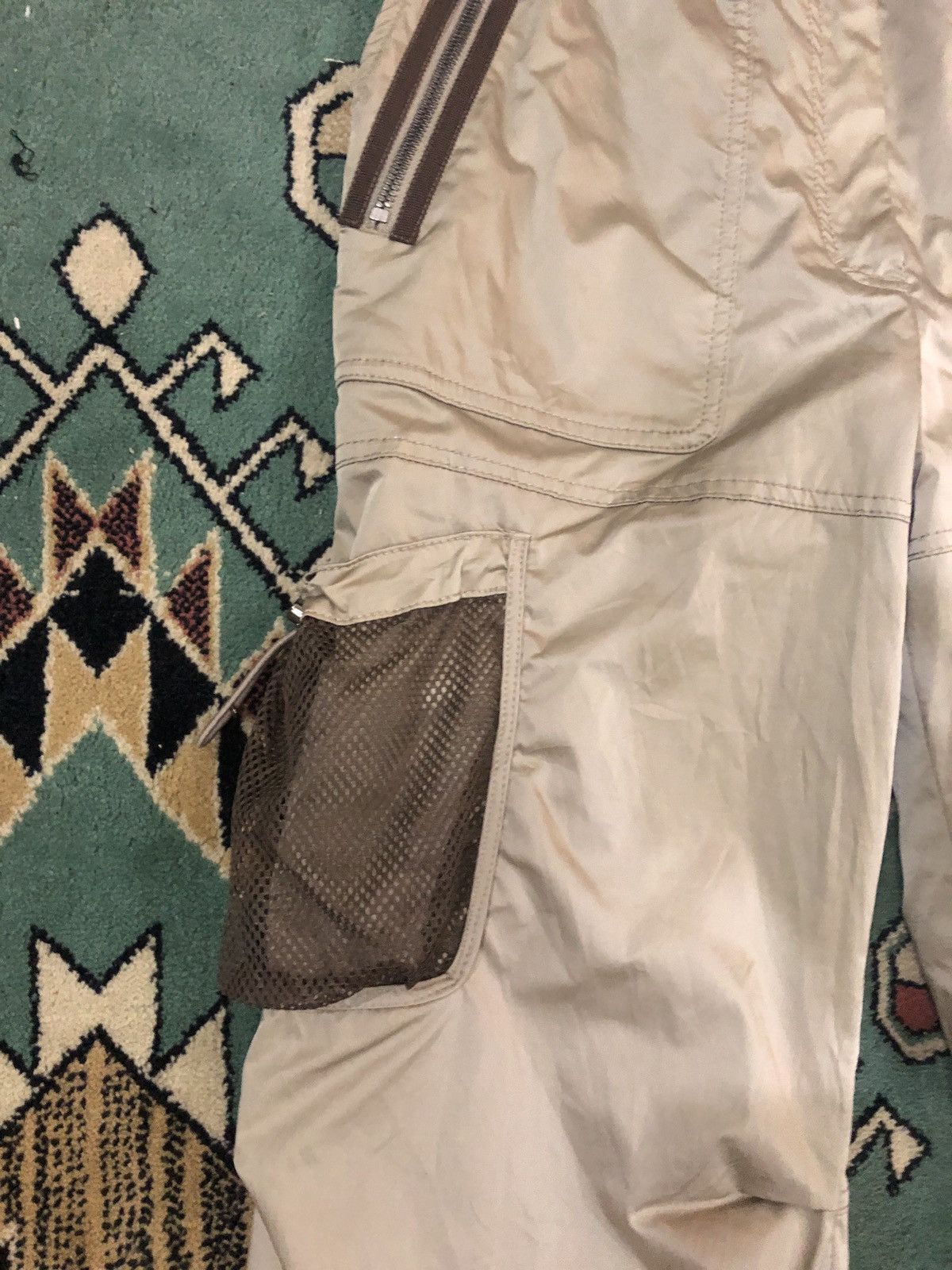 Lanvin LANVIN SPORT FLARE CARGO NYLON PANT RARE Size 28" / US 6 / IT 42 - 4 Thumbnail
