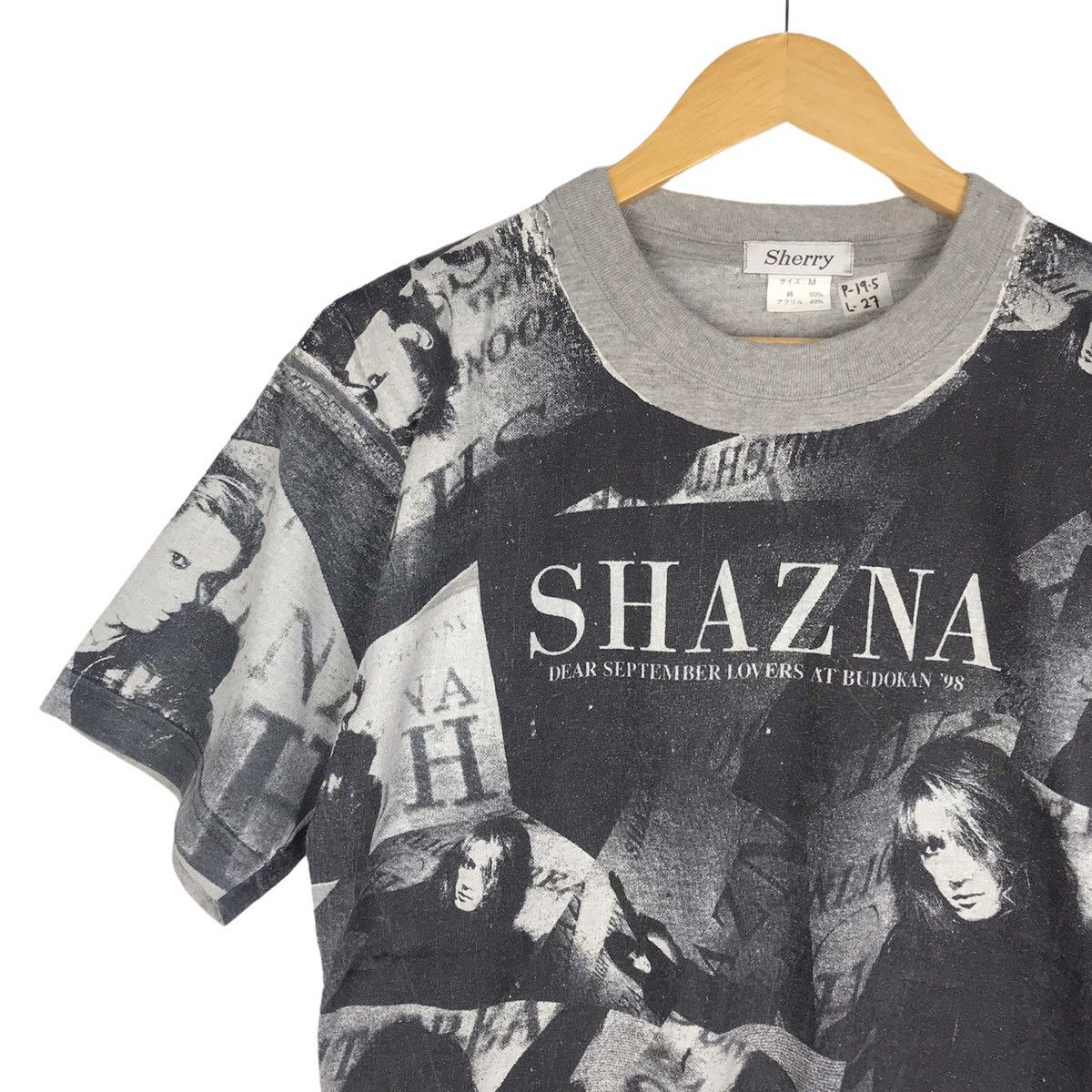 Band Tees × Vintage 🔥RARE🔥 Vintage 90s Shazna Japanese Rock Band All Overprint Size US M / EU 48-50 / 2 - 4 Thumbnail
