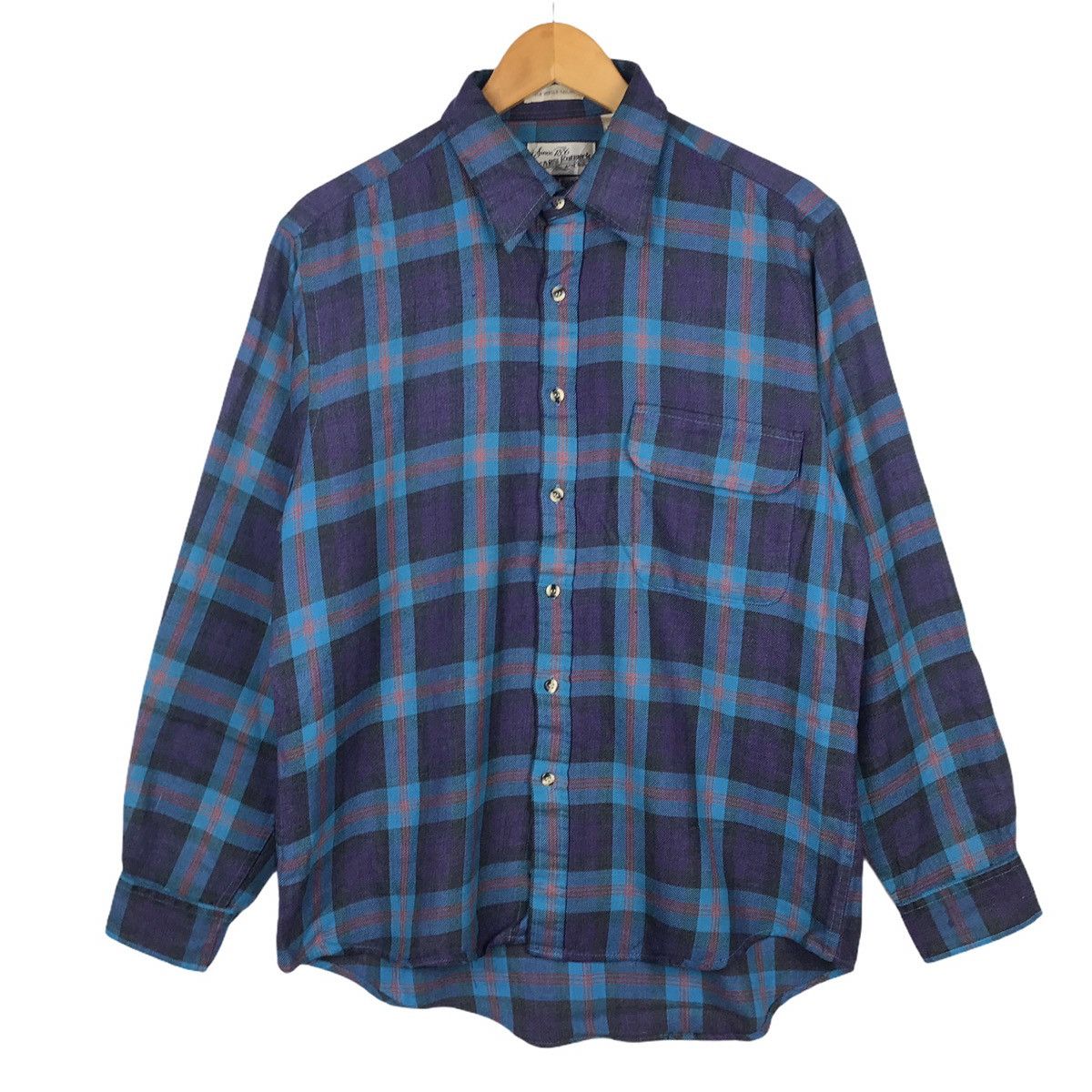 Sears × Vintage Vintage 80s SEARS ROEBUCK And Co button down flannel Size US L / EU 52-54 / 3 - 1 Thumbnail