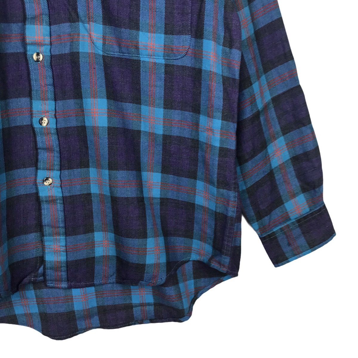 Sears × Vintage Vintage 80s SEARS ROEBUCK And Co button down flannel Size US L / EU 52-54 / 3 - 4 Thumbnail