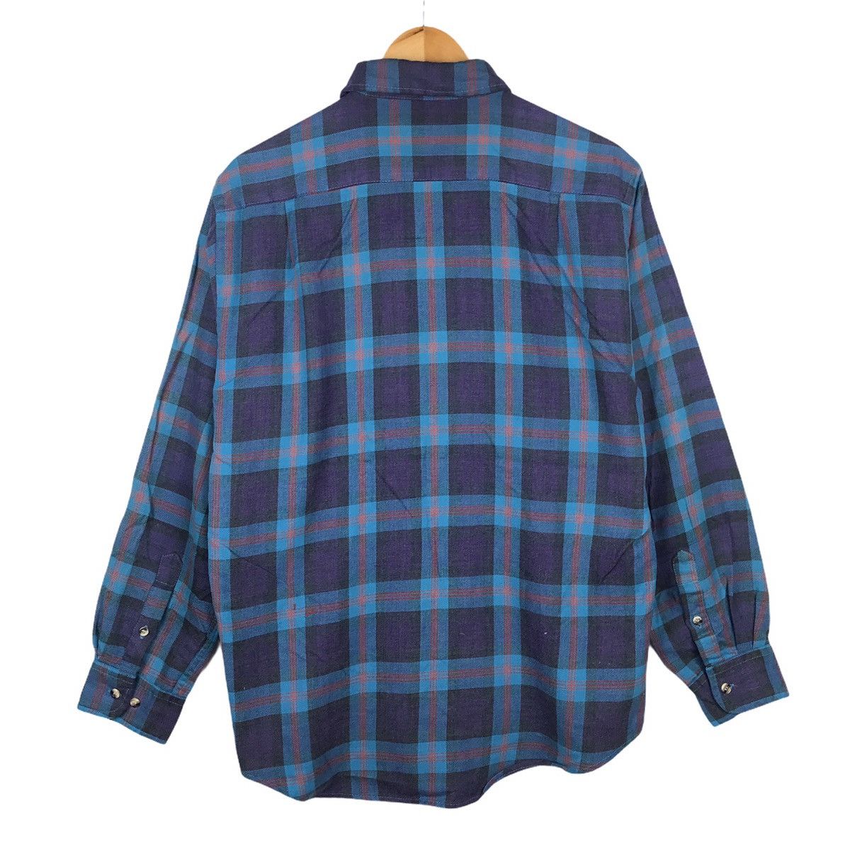 Sears × Vintage Vintage 80s SEARS ROEBUCK And Co button down flannel Size US L / EU 52-54 / 3 - 2 Thumbnail