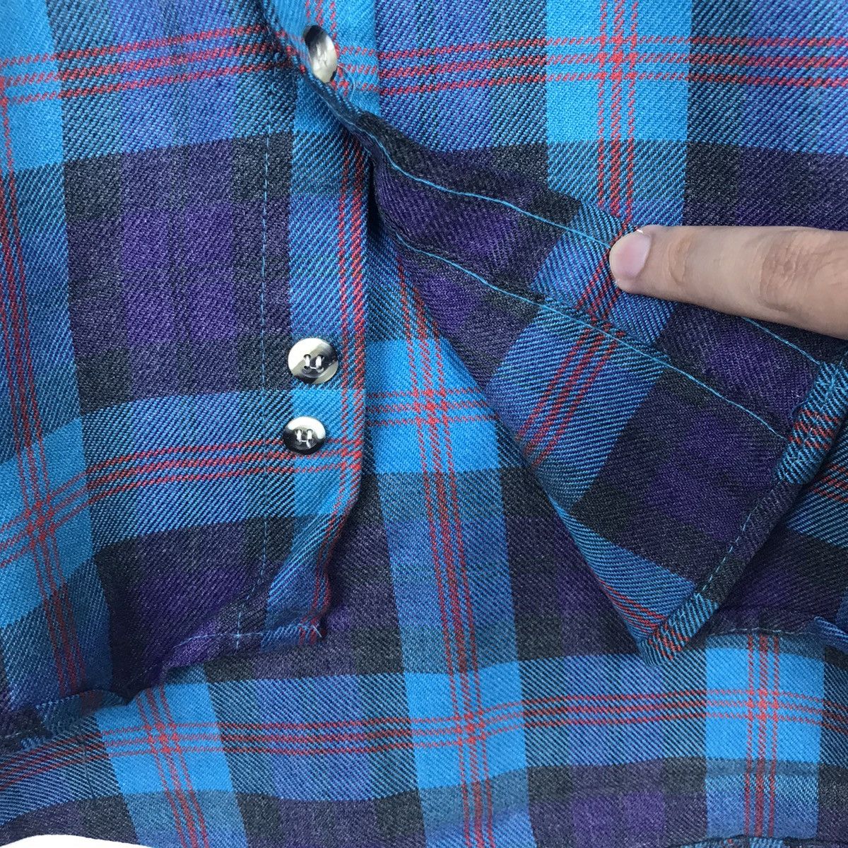 Sears × Vintage Vintage 80s SEARS ROEBUCK And Co button down flannel Size US L / EU 52-54 / 3 - 5 Thumbnail