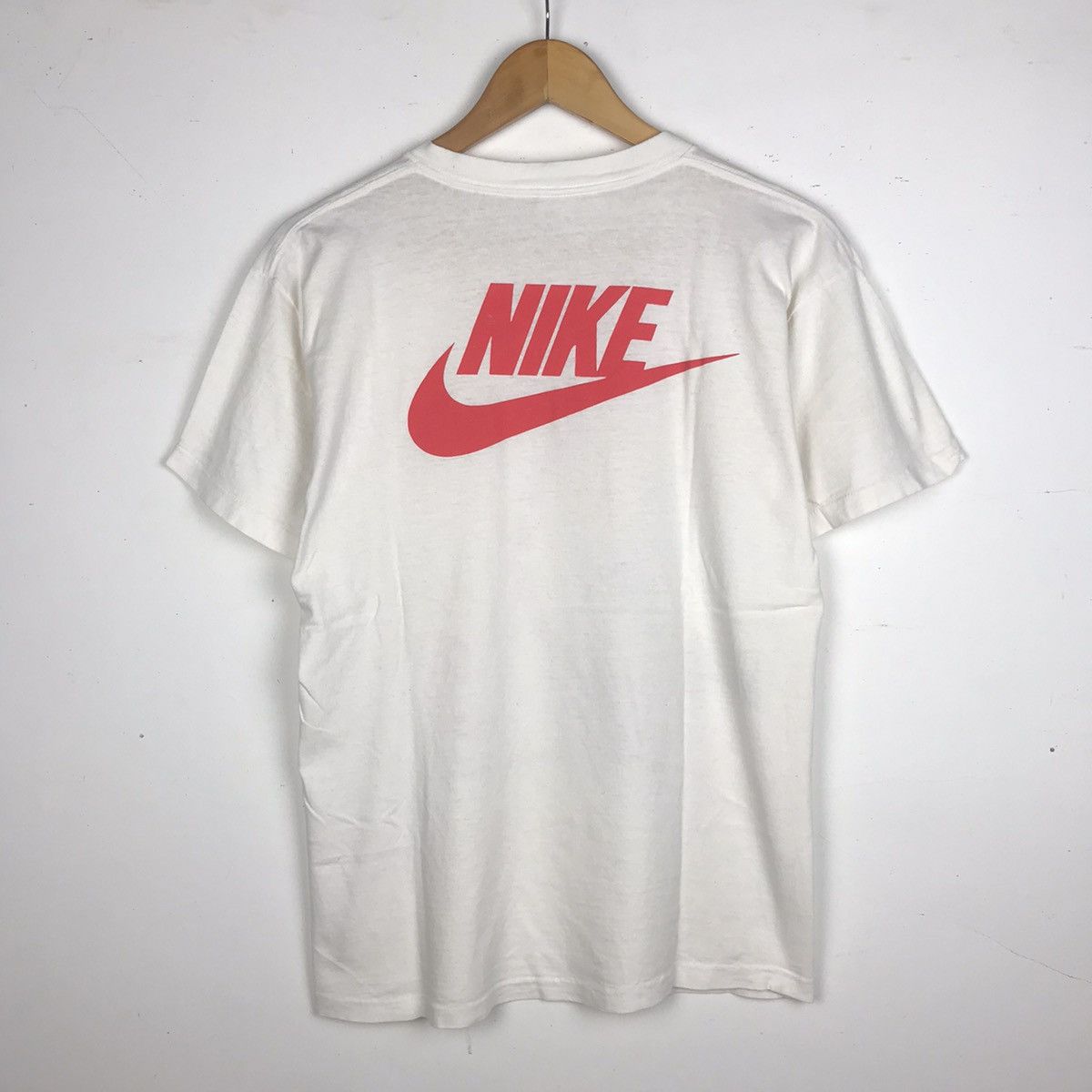 Nike × Vintage NIKE Vintage 90s Nike Swoosh Grey Tag Nike Acg Tees Size US M / EU 48-50 / 2 - 1 Thumbnail