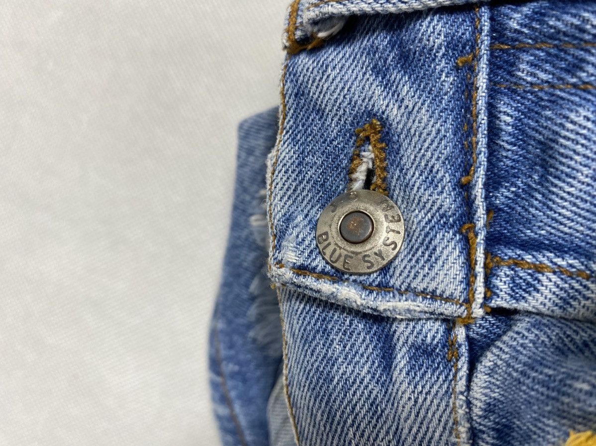 JET SET Vintage JET SET blue system patchwork denim jeans size 30 Size US 30 / EU 46 - 5 Thumbnail