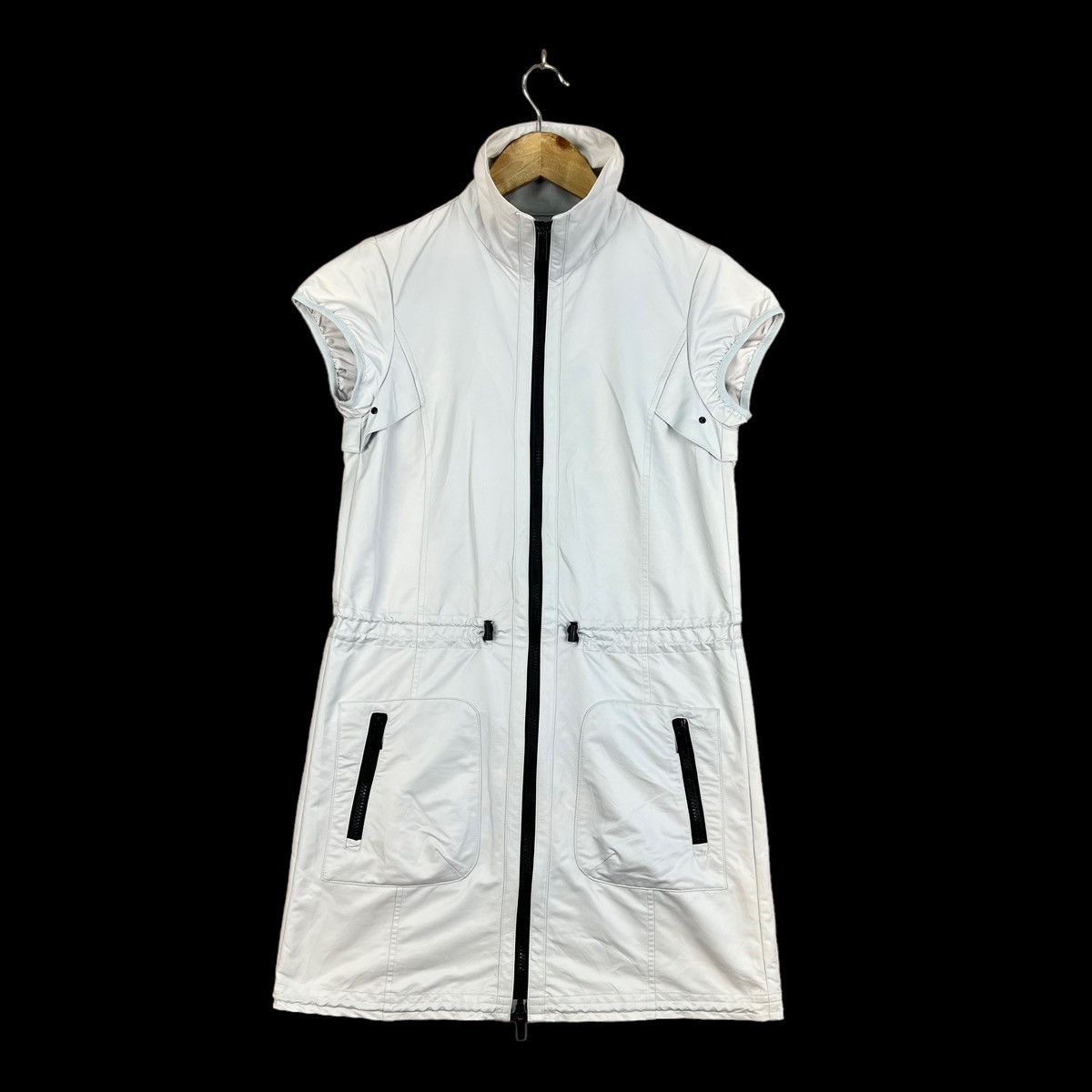 Vintage Burberry Golf Sleeveless Long Jacket
