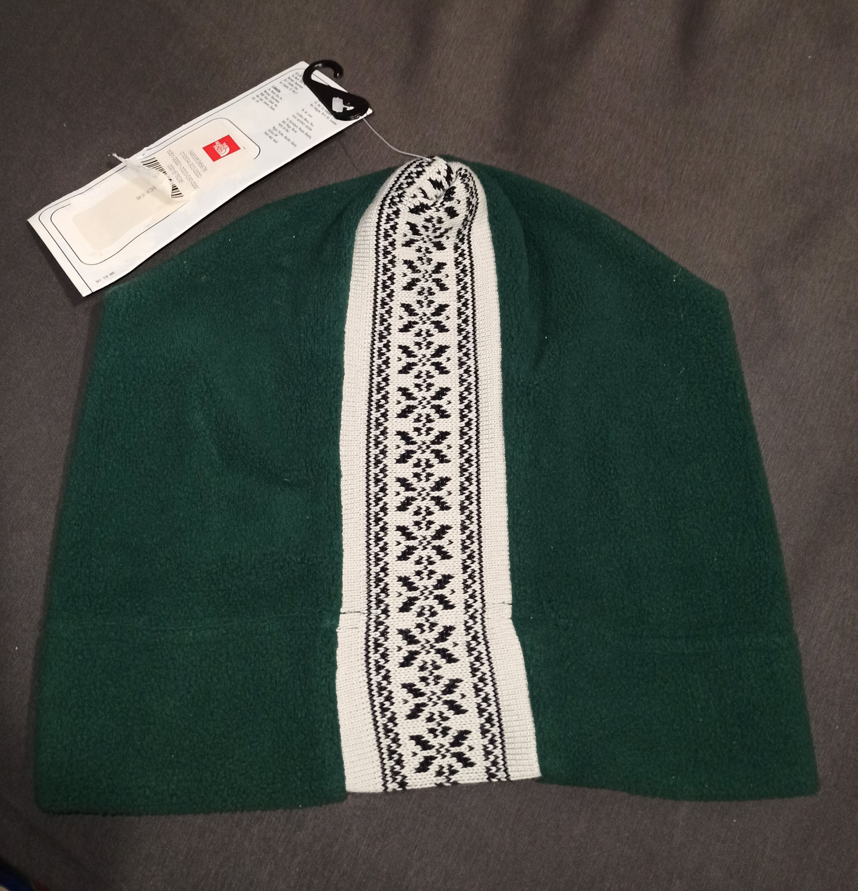 The North Face Alpine fleece hat new with tags 90s deadstock Size ONE SIZE - 3 Thumbnail