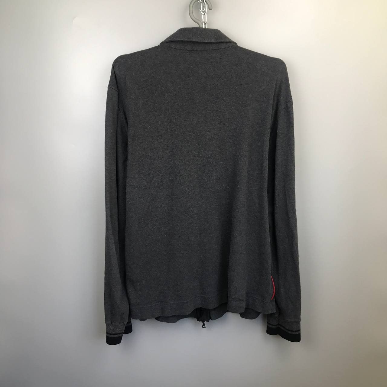 Prada Prada Red Tab Full Zip Long Sleeve Polo Size US L / EU 52-54 / 3 - 2 Thumbnail