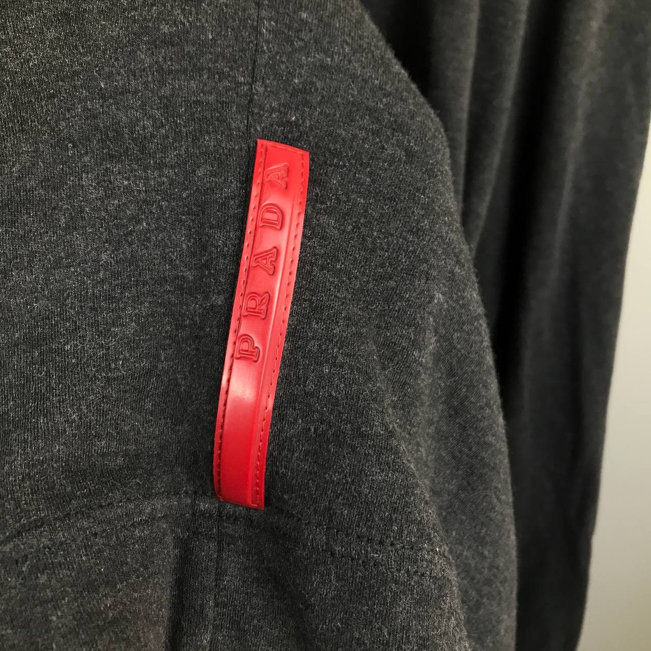 Prada Prada Red Tab Full Zip Long Sleeve Polo Size US L / EU 52-54 / 3 - 5 Thumbnail