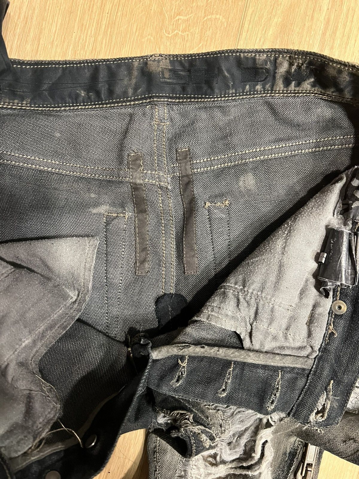 Rick Owens Rick owens 2009ss hog wash banana cut Size US 28 / EU 44 - 6 Thumbnail