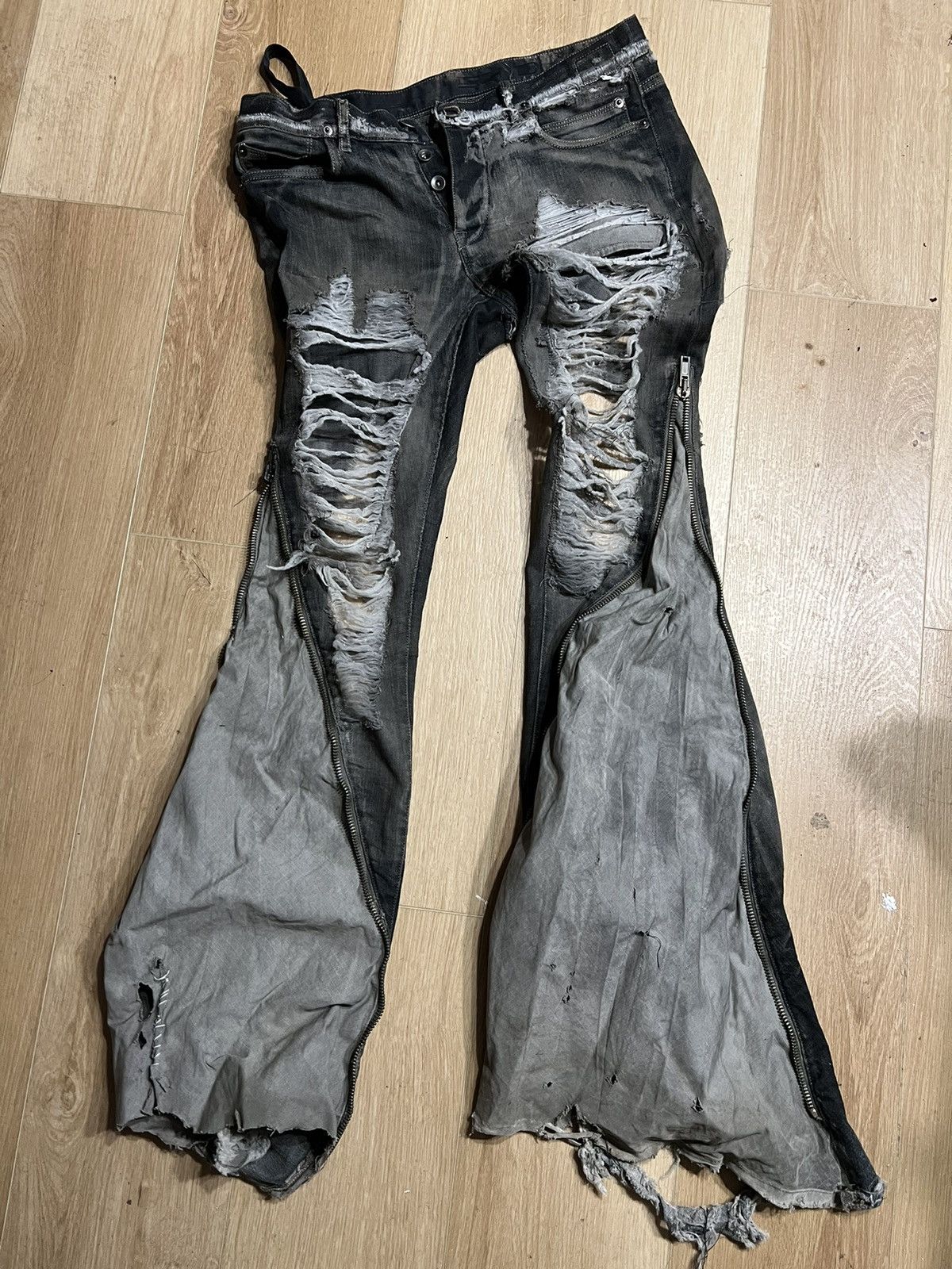 Rick Owens Rick owens 2009ss hog wash banana cut Size US 28 / EU 44 - 5 Thumbnail