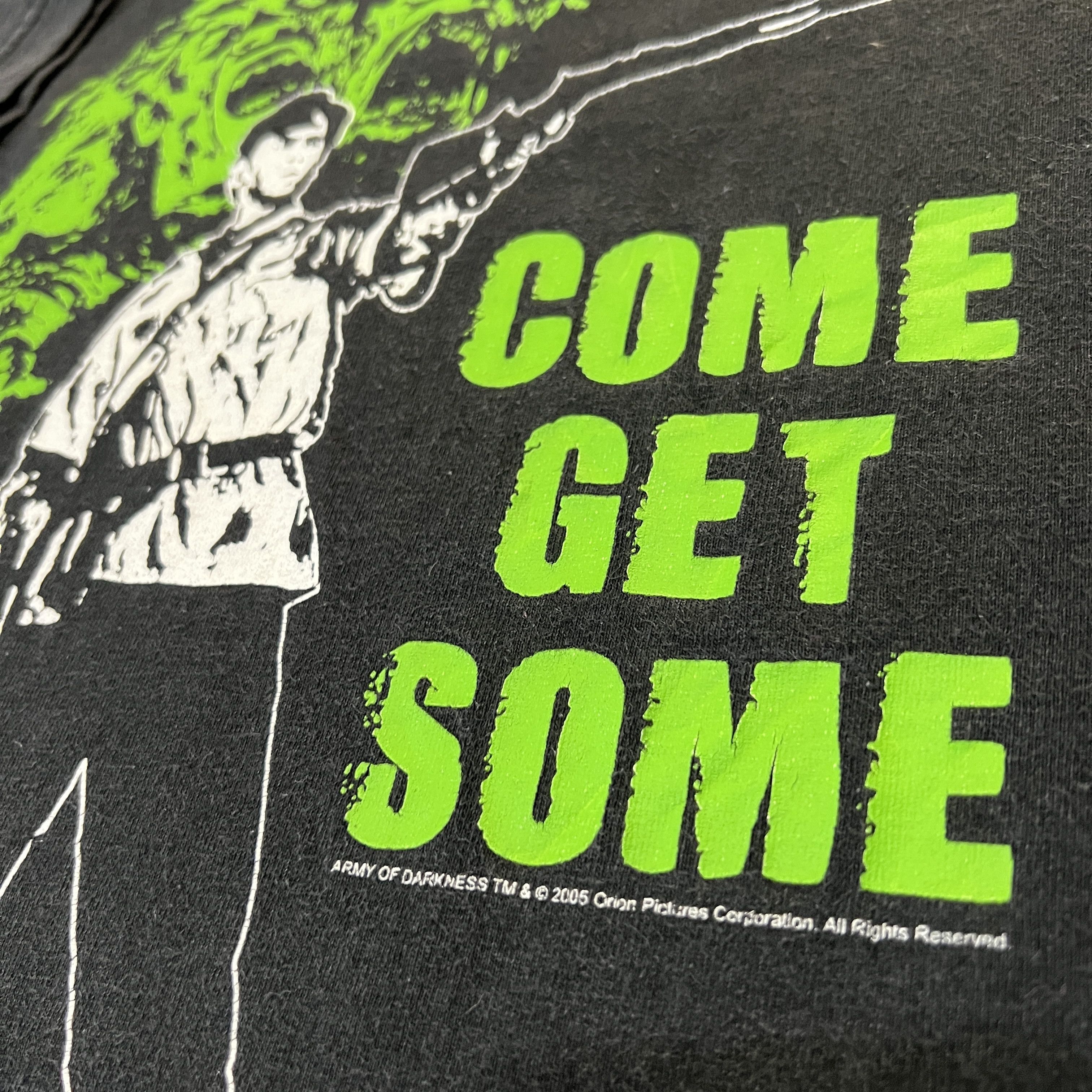 Expert Horror Vtg 2005 Army Of Darkness Horror Movie Promo Tee Shirt faded Size US L / EU 52-54 / 3 - 3 Thumbnail