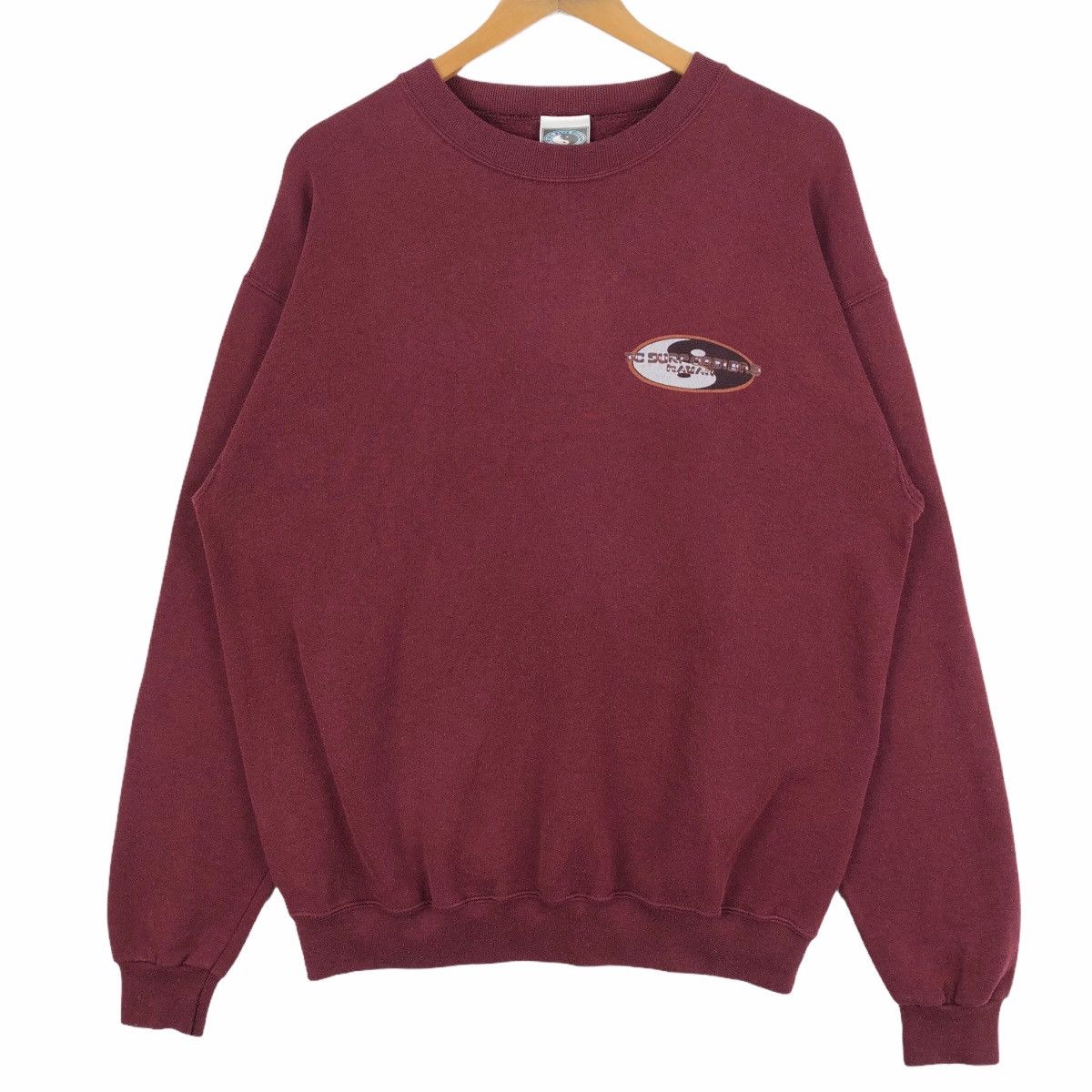 Vintage Vintage 90s T&C Surf Design Hawaii Crewneck Sweatshirt Size US L / EU 52-54 / 3 - 2 Thumbnail