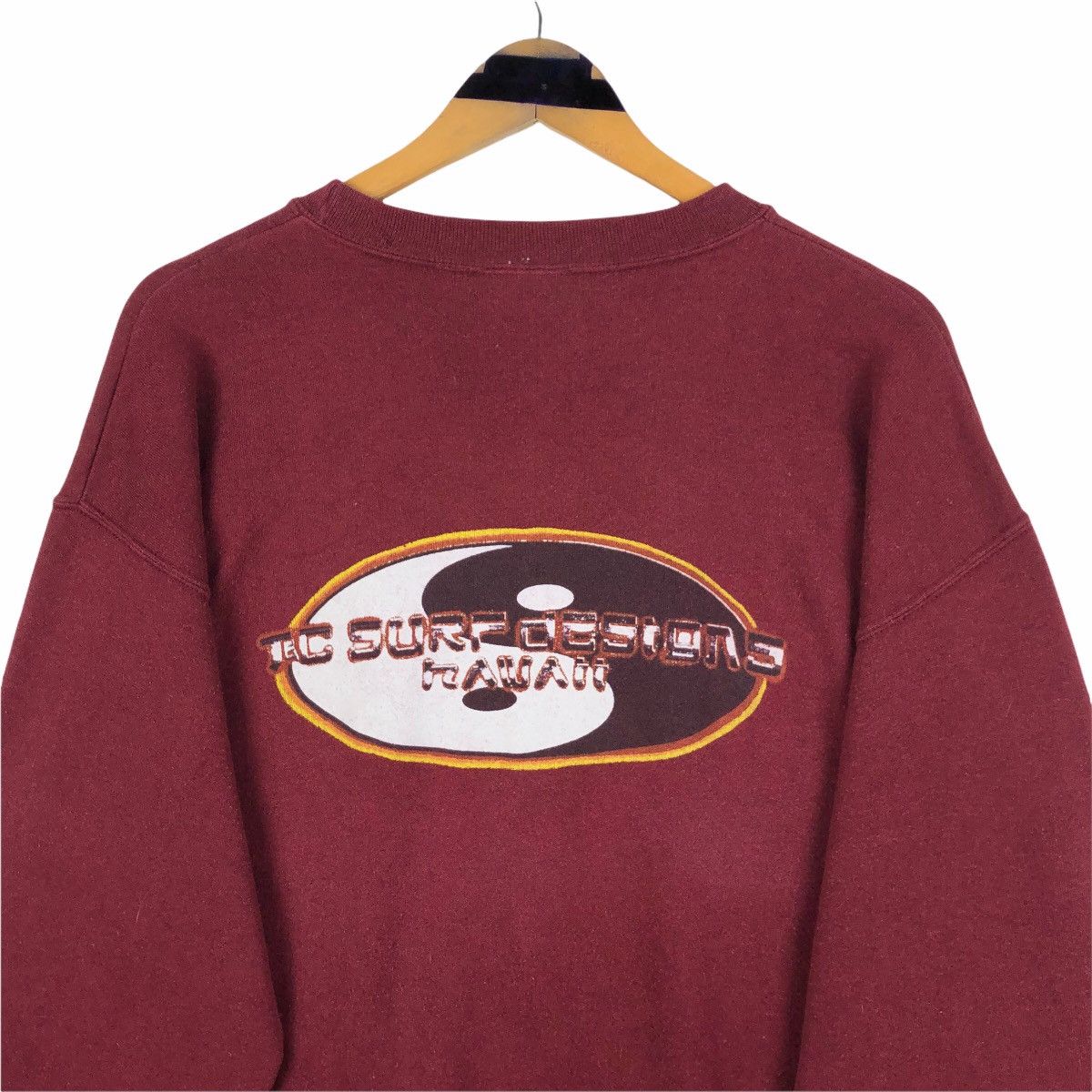 Vintage Vintage 90s T&C Surf Design Hawaii Crewneck Sweatshirt Size US L / EU 52-54 / 3 - 7 Thumbnail