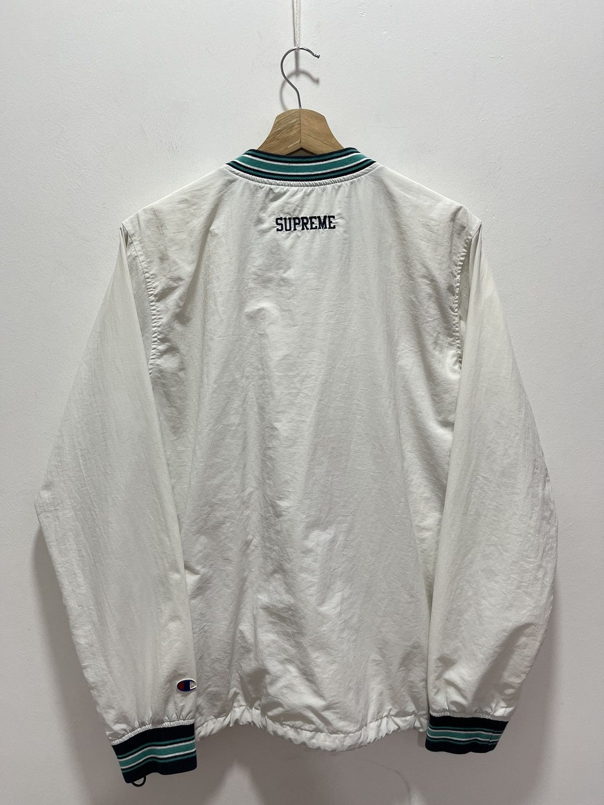 Champion × Supreme CHAMPION X SUPREME VNECK EMBROIDERY SWEATSHIRT Size US M / EU 48-50 / 2 - 7 Thumbnail