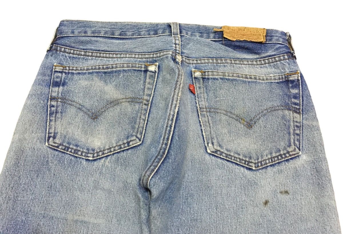 Levi's Rare Design Vintage Levis Lot 501 Distressed Jeans 1980s Size US 32 / EU 48 - 4 Thumbnail