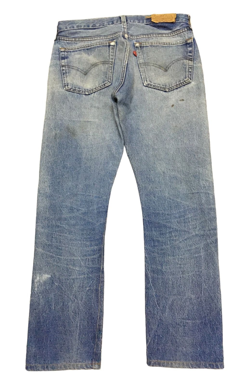 Levi's Rare Design Vintage Levis Lot 501 Distressed Jeans 1980s Size US 32 / EU 48 - 2 Thumbnail