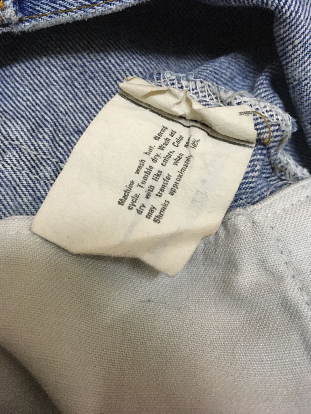 Levi's Rare Design Vintage Levis Lot 501 Distressed Jeans 1980s Size US 32 / EU 48 - 8 Thumbnail
