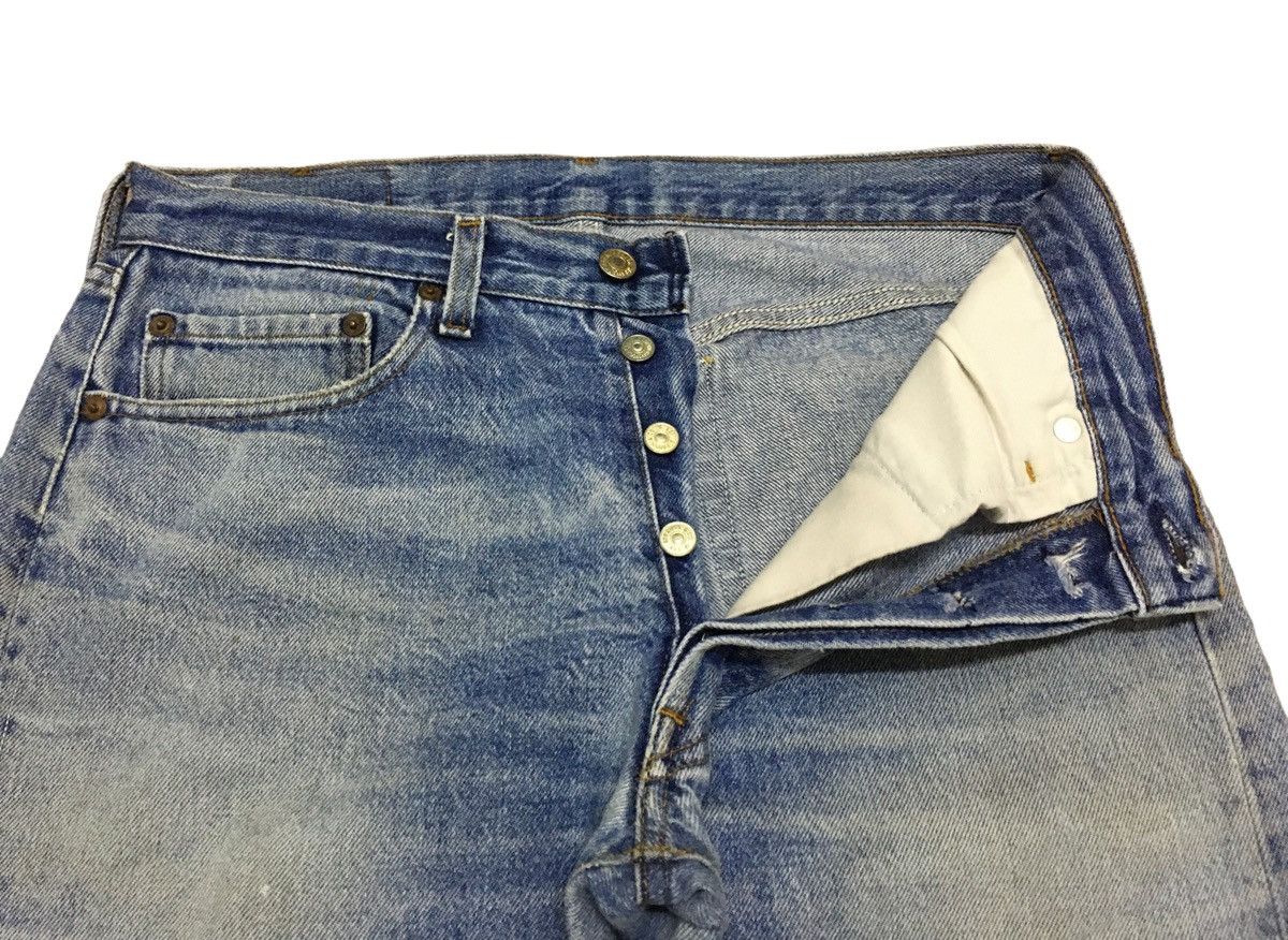 Levi's Rare Design Vintage Levis Lot 501 Distressed Jeans 1980s Size US 32 / EU 48 - 6 Thumbnail