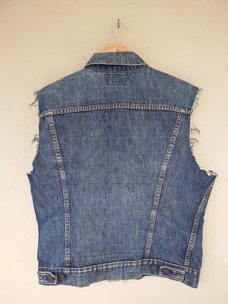 Levi's 80s VTG Distressed Levi's Denim Jacket Made in USA Size US M / EU 48-50 / 2 - 2 Thumbnail