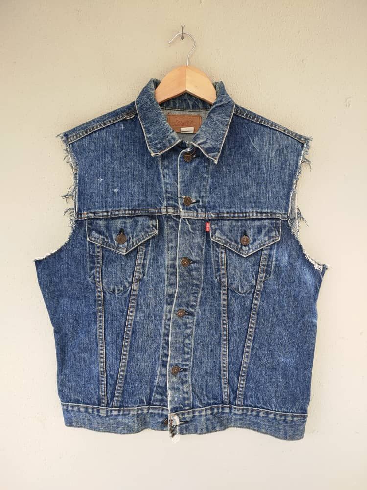 Levi's 80s VTG Distressed Levi's Denim Jacket Made in USA Size US M / EU 48-50 / 2 - 1 Thumbnail