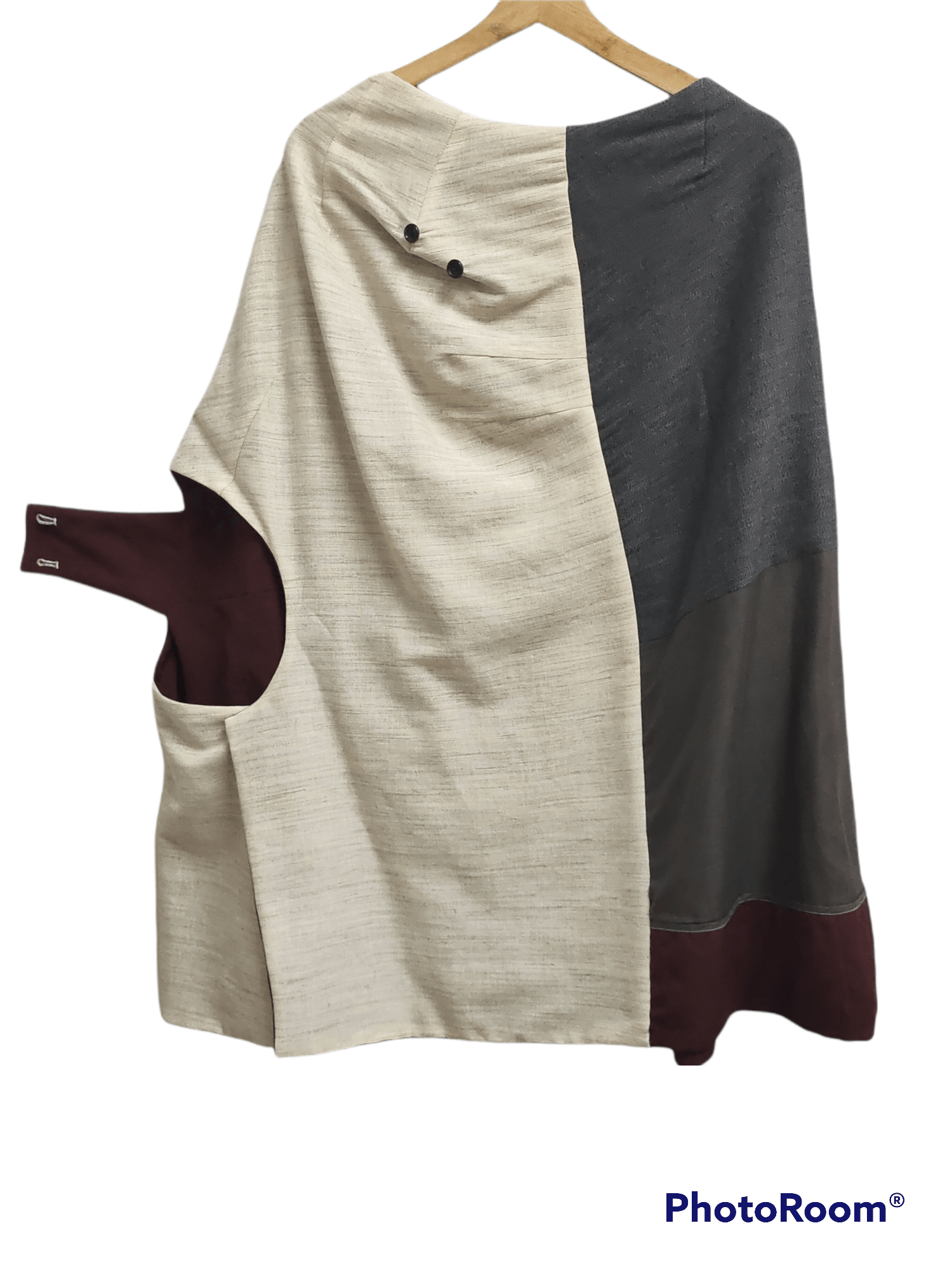 Comme des Garcons Comme des Garçons wool Laine mid length skirt patchwork Size 26 - 2 Thumbnail