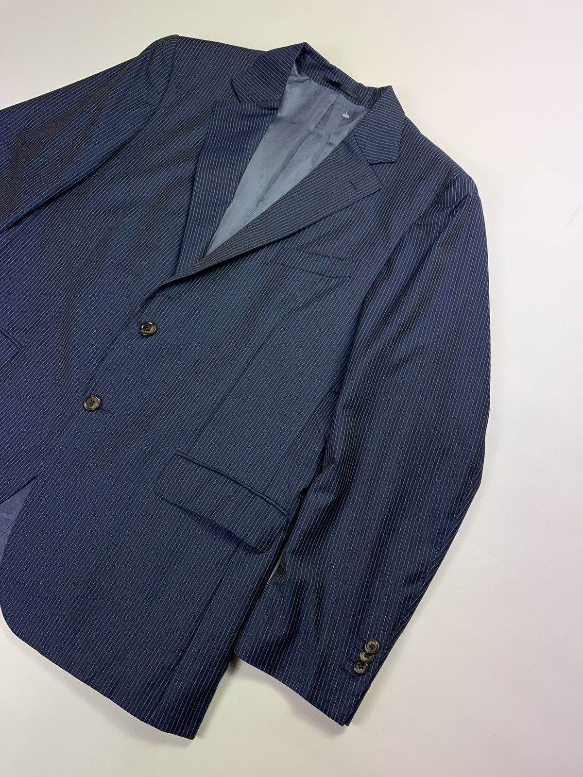 Suitsupply Suitsupply Vitale Barberis pure wool striped blazer jacket Size 48R - 2 Thumbnail