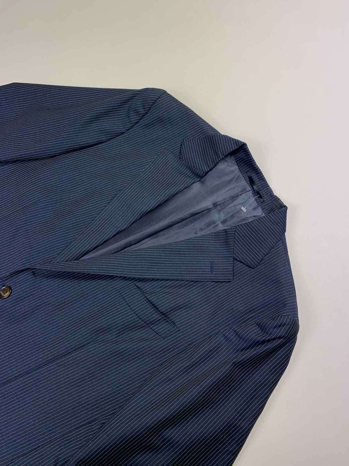 Suitsupply Suitsupply Vitale Barberis pure wool striped blazer jacket Size 48R - 4 Thumbnail