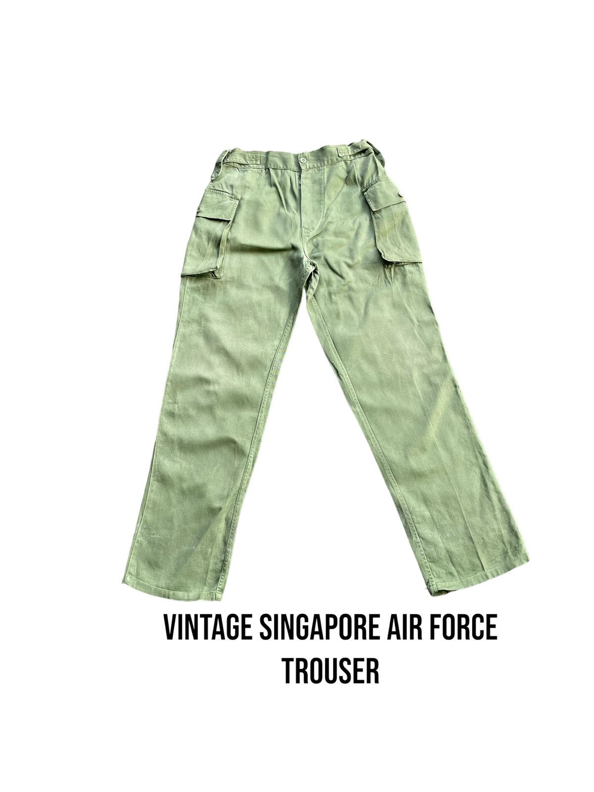 Vintage Vintage Singapore Air Force Trouser Size US 29 - 1 Thumbnail