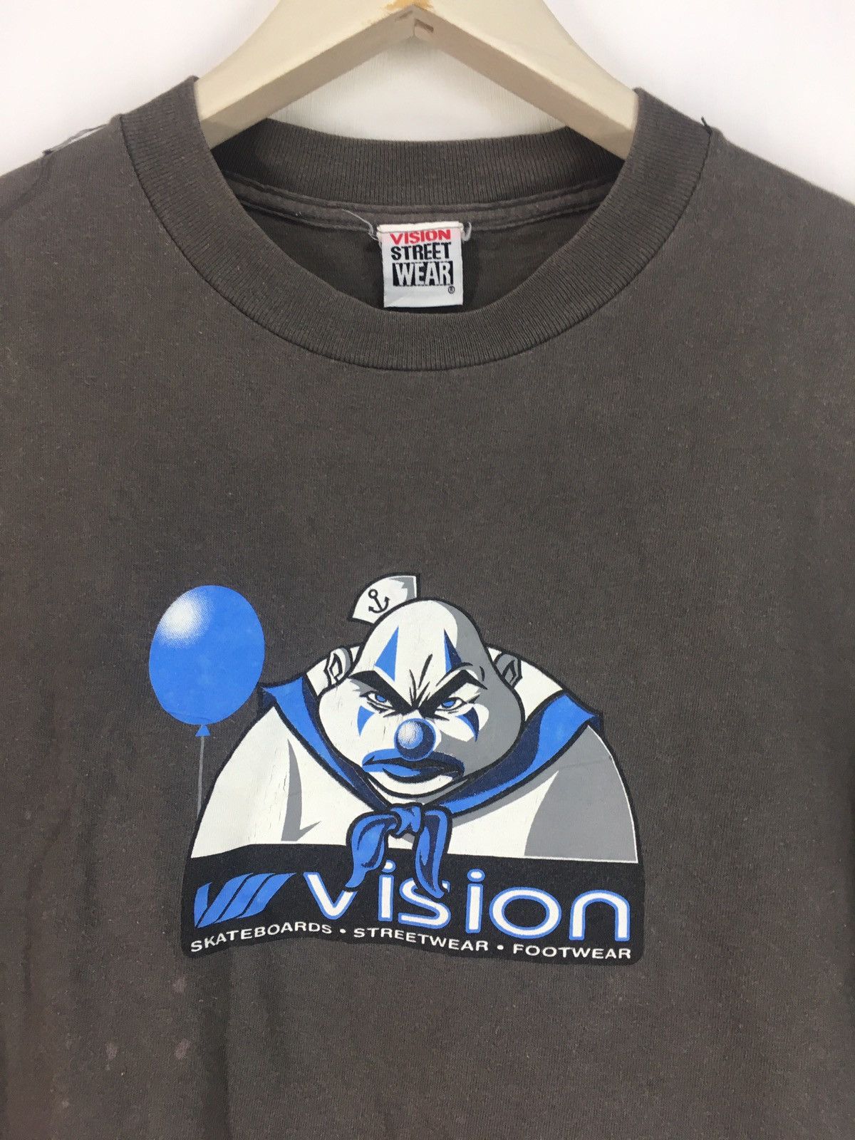 Vision Streetwear Vintage 90s vision Streetwear skateboard t shirt Size US M / EU 48-50 / 2 - 3 Thumbnail