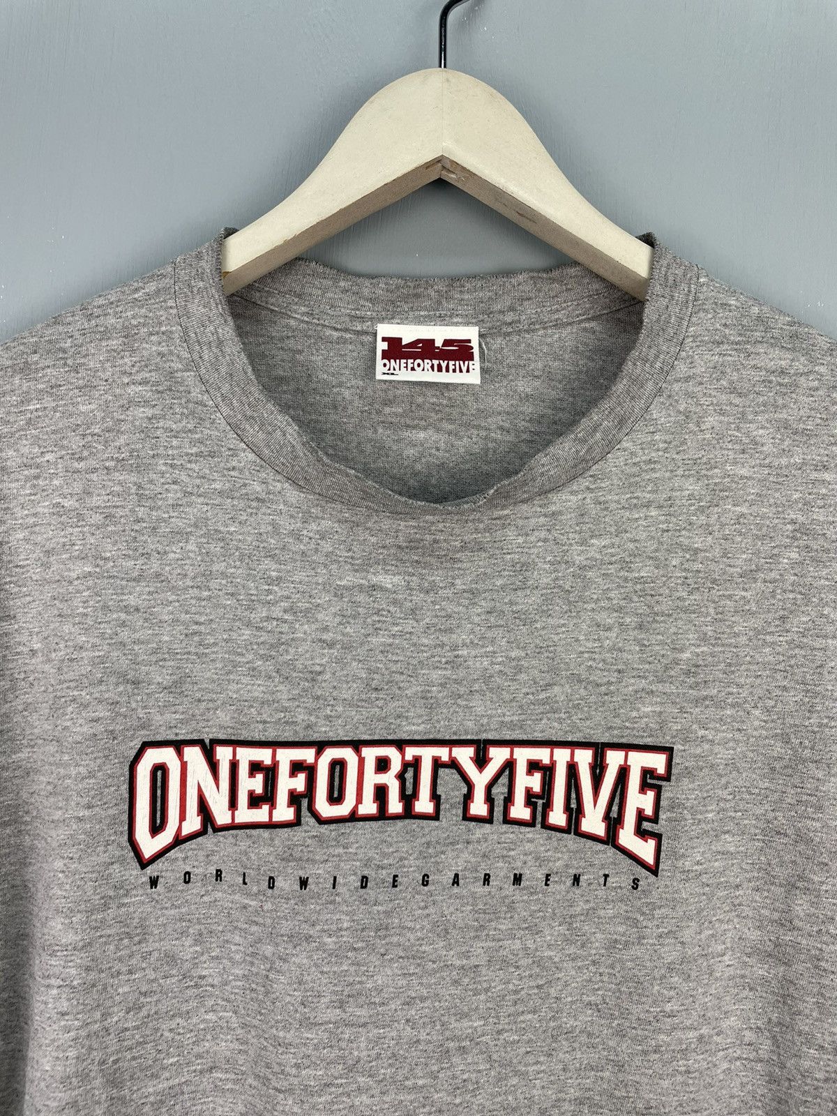 Vintage Vintage 90s onefortyfive skateboard 145 skateboard t shirt Size US XL / EU 56 / 4 - 3 Thumbnail