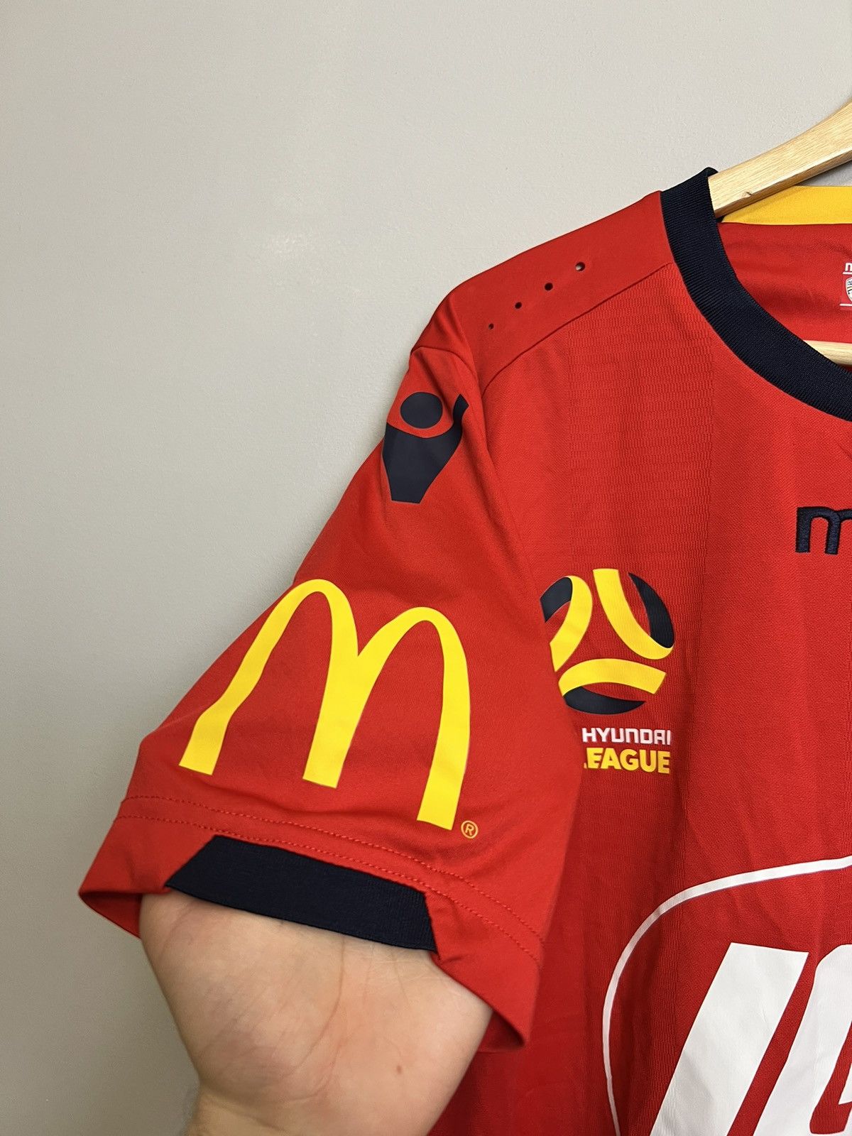 Macron Rare Vintage Macron Adelaide Australia 00s Jersey Soccer Kit Size US XL / EU 56 / 4 - 4 Thumbnail