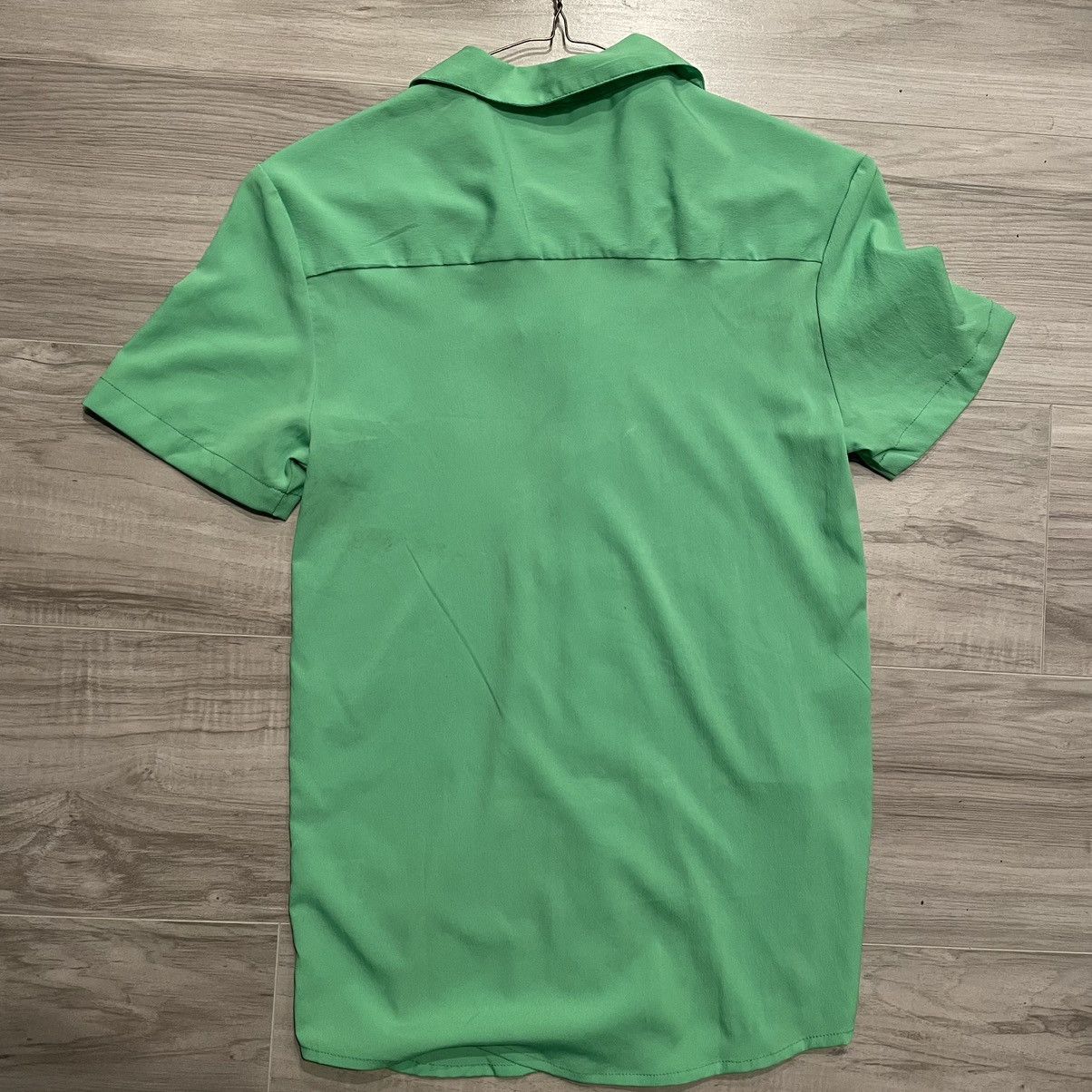 Asos Another Influence Green Neon Revere Shirt Xs Size US XS / EU 42 / 0 - 3 Thumbnail