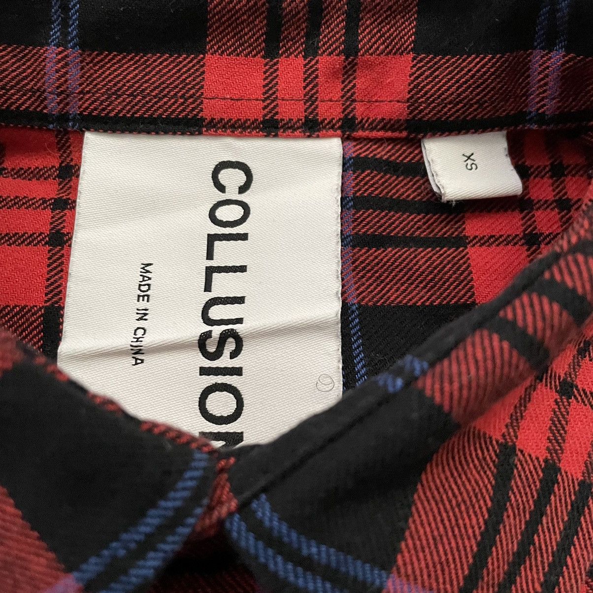 Flannel COLLUSION flannel shirt in red check Size XS Size US XS / EU 42 / 0 - 3 Thumbnail
