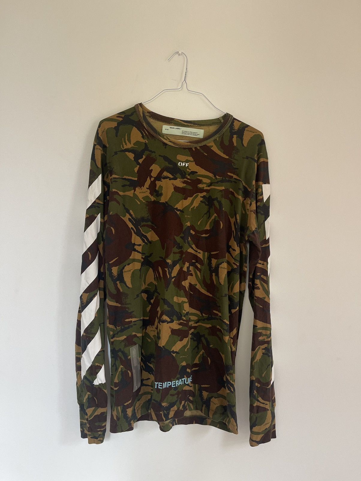 Off white Camo Long sleeve