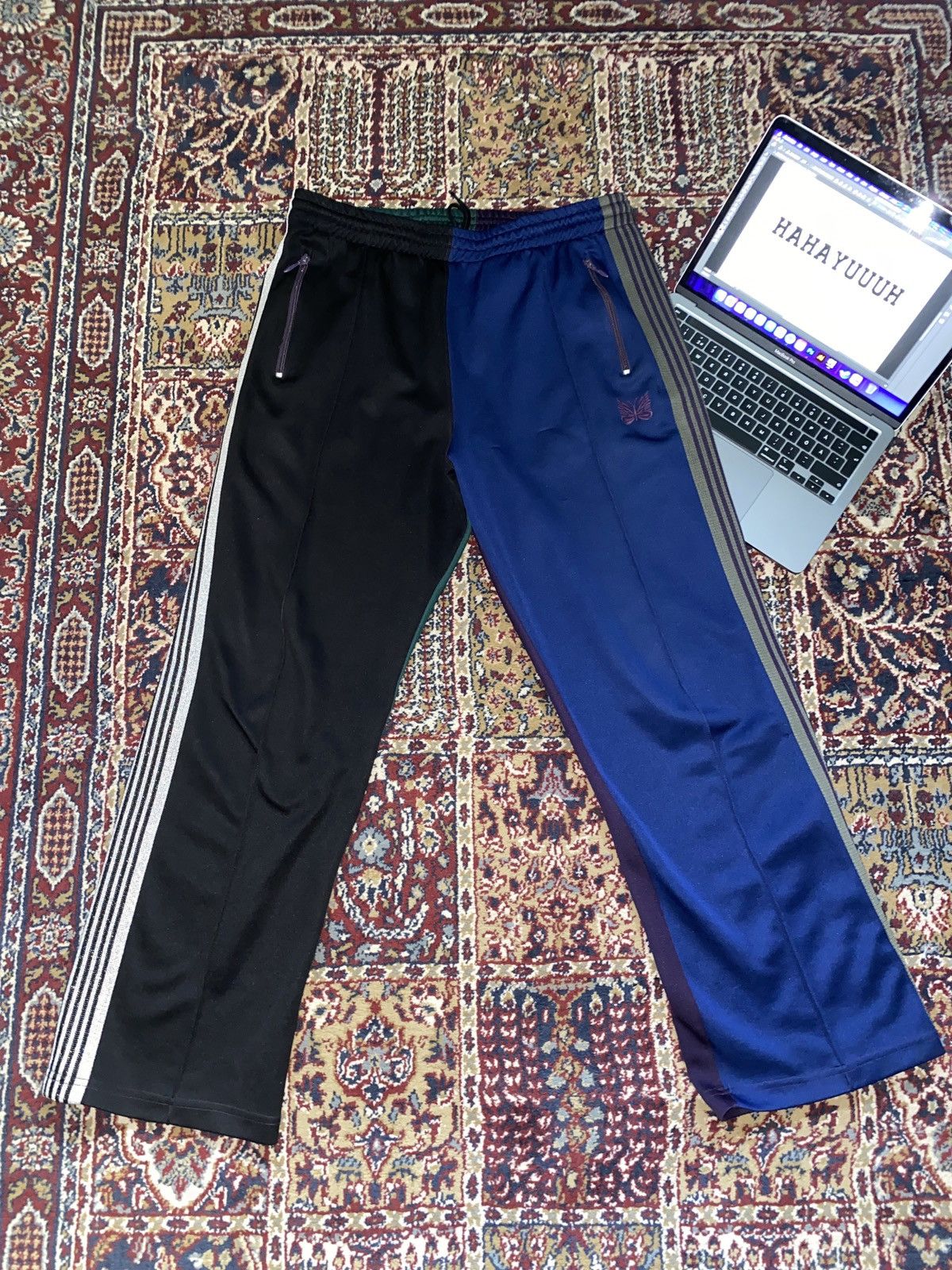 Japanese Brand Needles track pants (1/12 in the world) Size US 32 / EU 48 - 2 Thumbnail