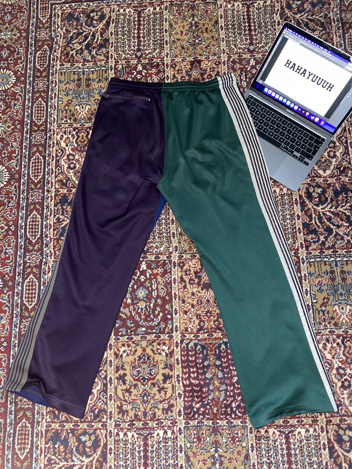 Japanese Brand Needles track pants (1/12 in the world) Size US 32 / EU 48 - 3 Thumbnail