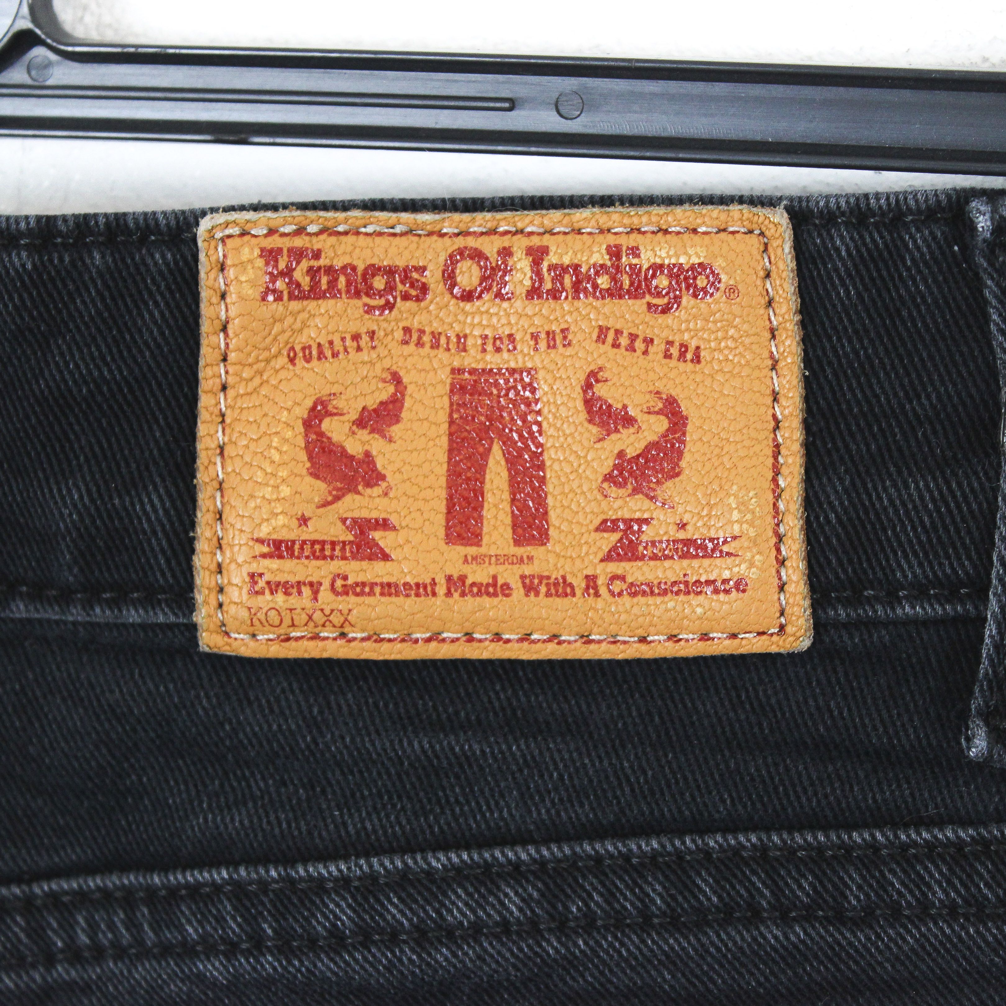 Designer × Other Kings Of Indigo Juno High W28 L32 Slim Jeans Pants Trousers Size 28" / US 6 / IT 42 - 4 Thumbnail